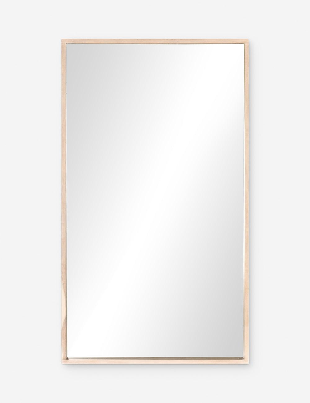 Akia Full Length Mirror - Whitewash Acacia