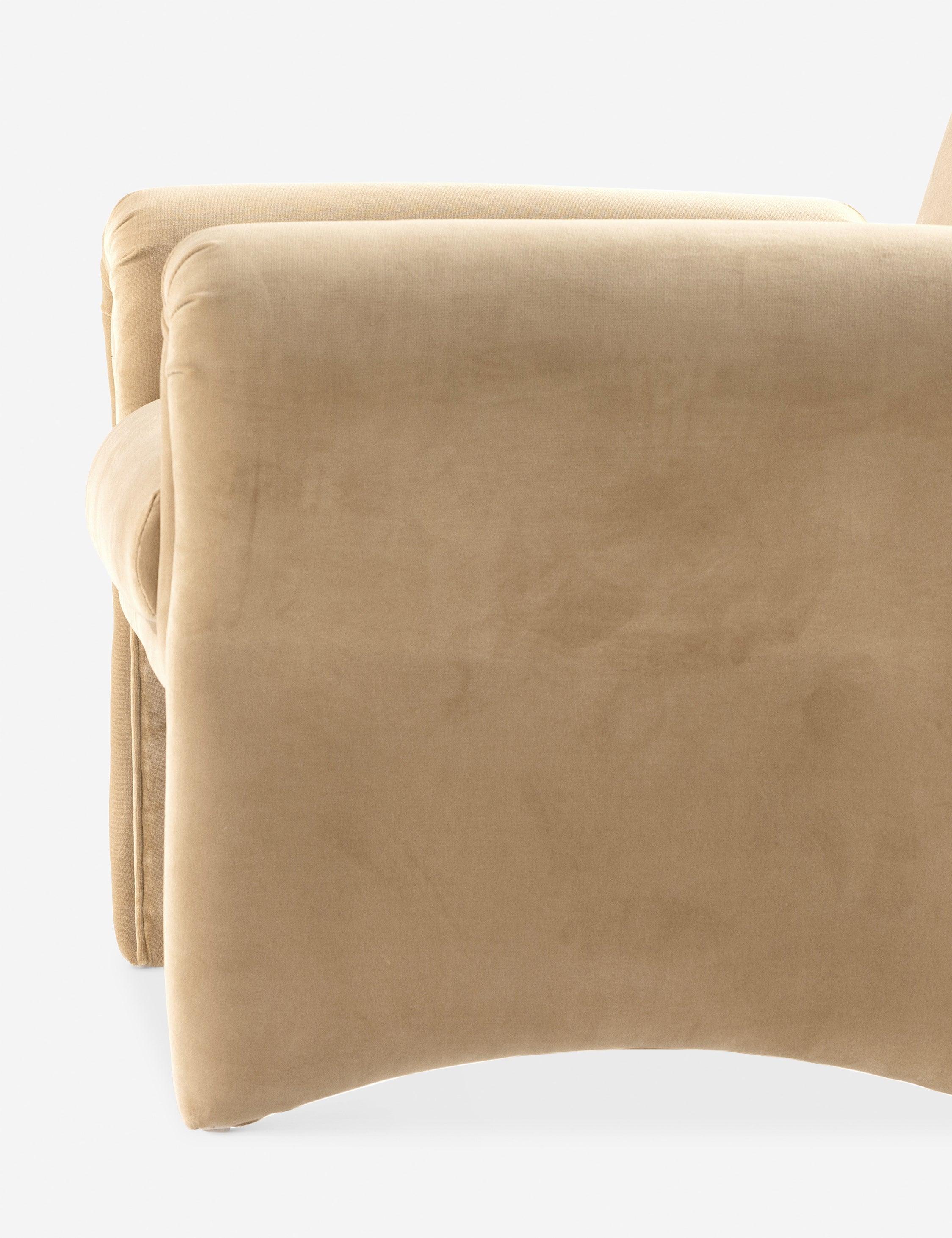 Fenella Accent Chair - Camel Velvet