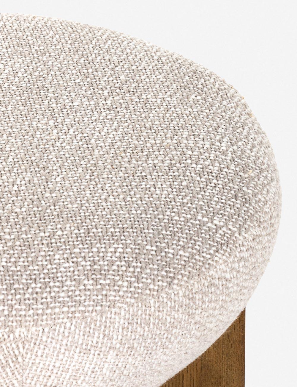 Yurewn Round Ottoman - Natural