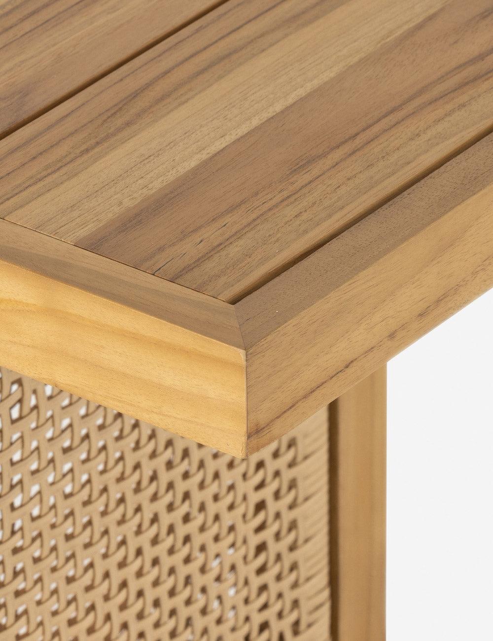 Anson Indoor / Outdoor Dining Bench - Natural
