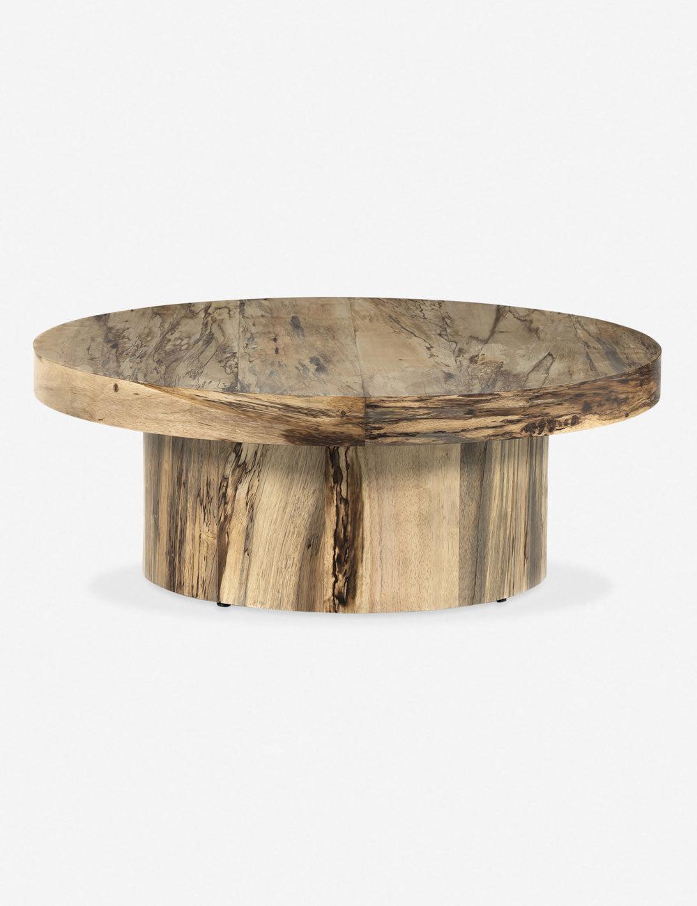 Boni Round Pedestal Coffee Table - Natural