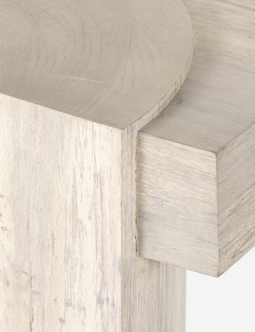 Wells Console Table - Spalted