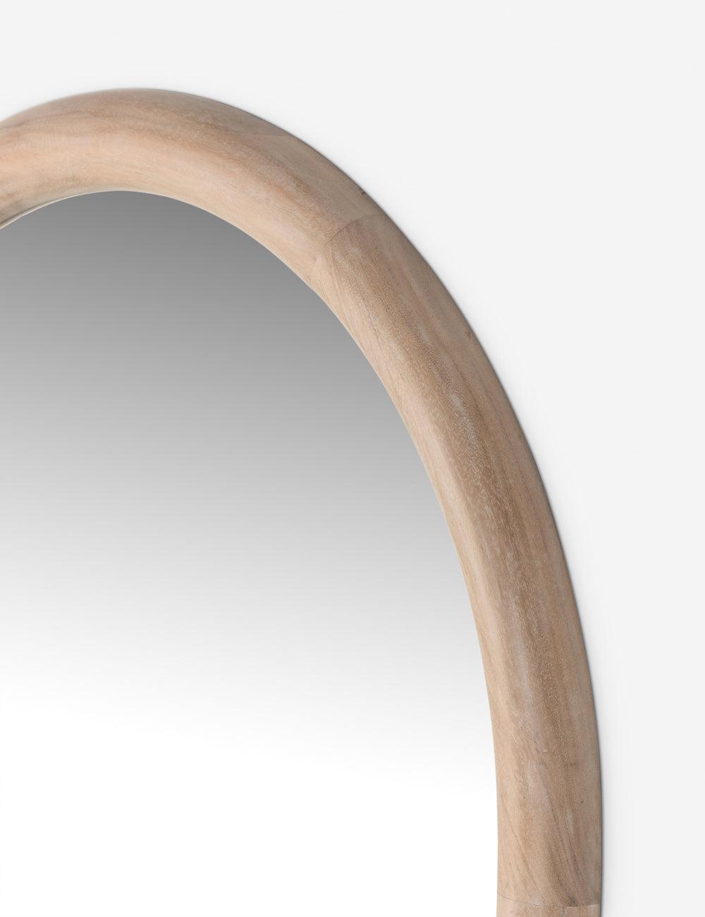 Ava Full Length Mirror - Whitewash Acacia