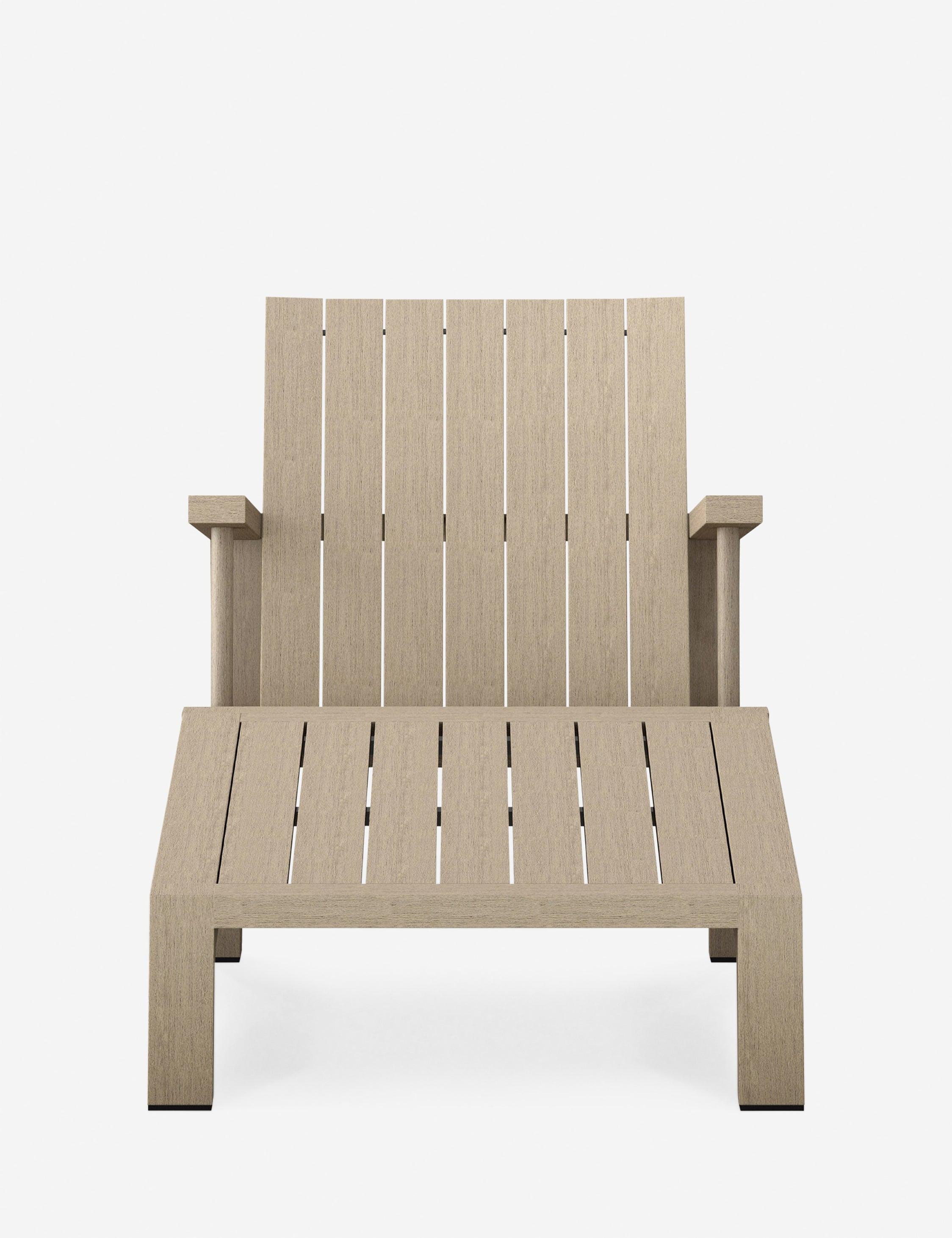 Adym Indoor / Outdoor Accent Chair - With Ottoman