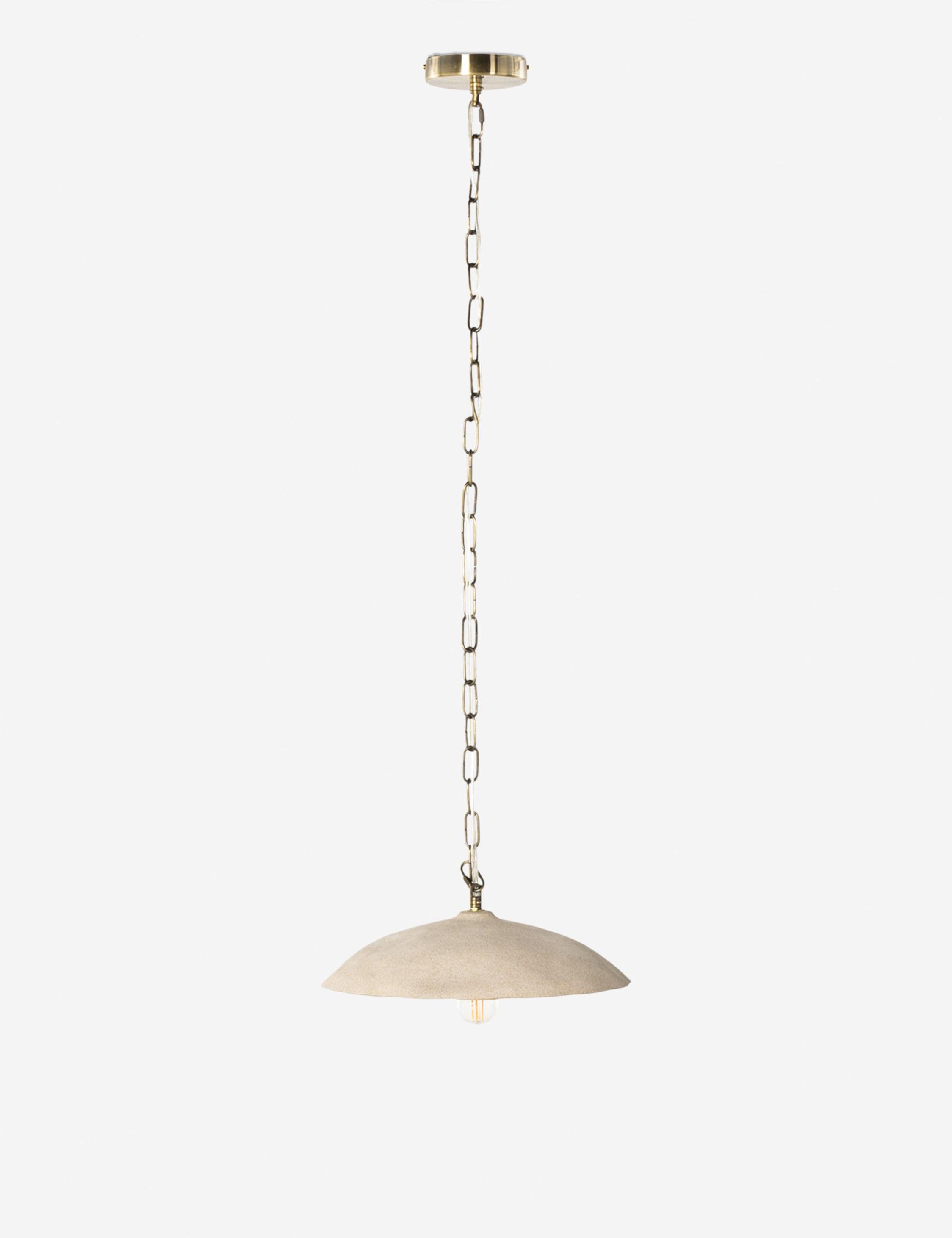 Juana Pendant Light - Sand / 14" Dia