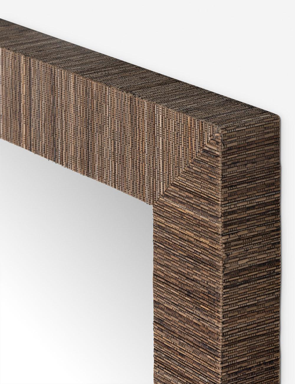 Veliz Floor Mirror - Dark Wood