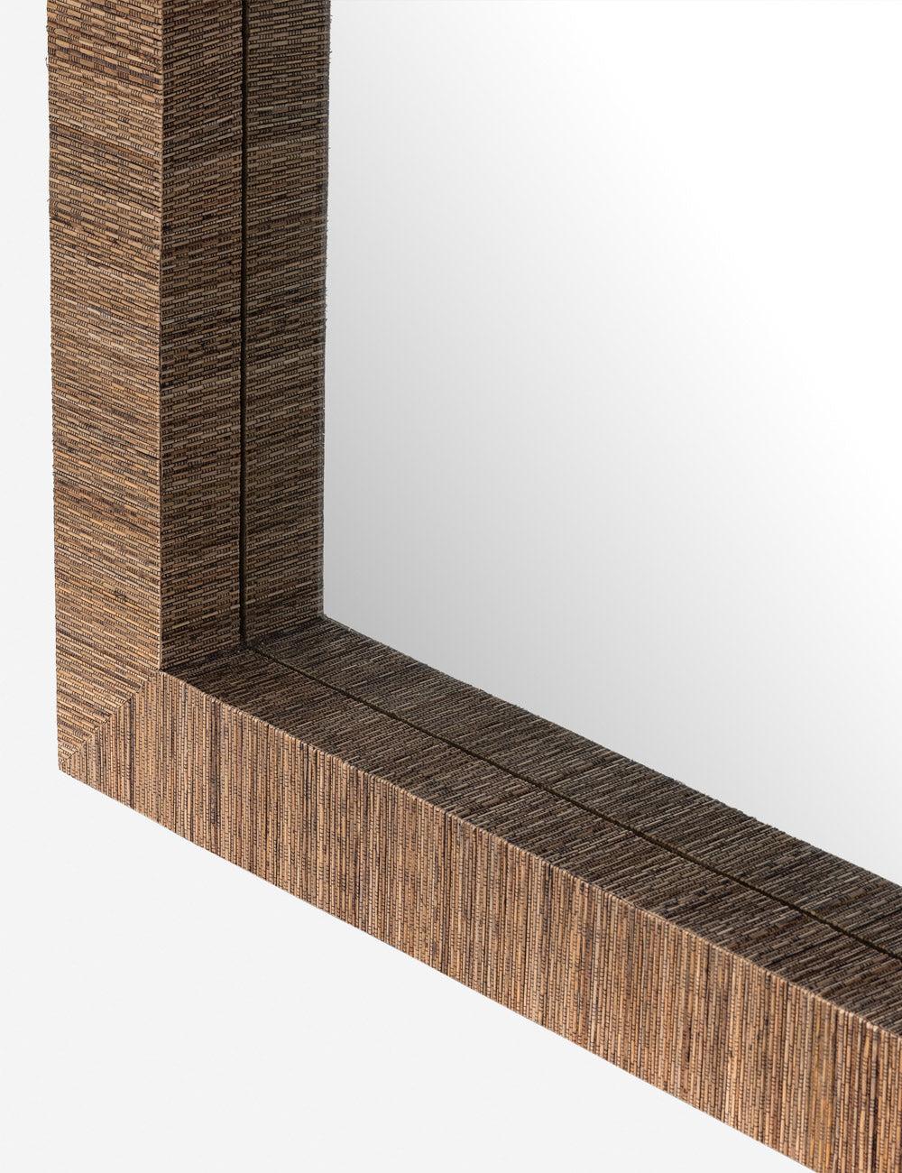 Veliz Floor Mirror - Dark Wood