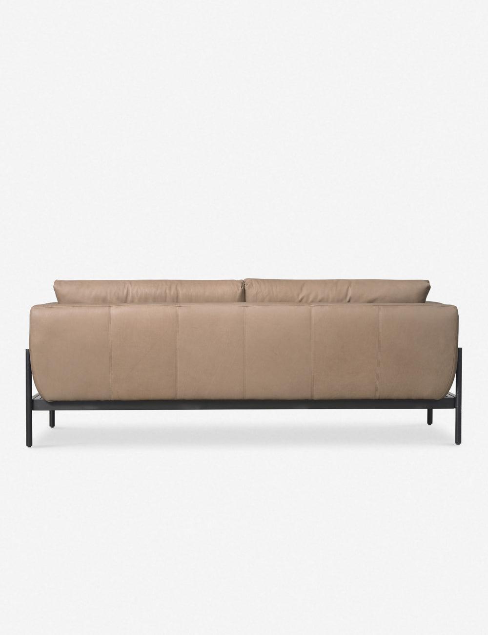 Frampton Leather Sofa - Taupe Leather