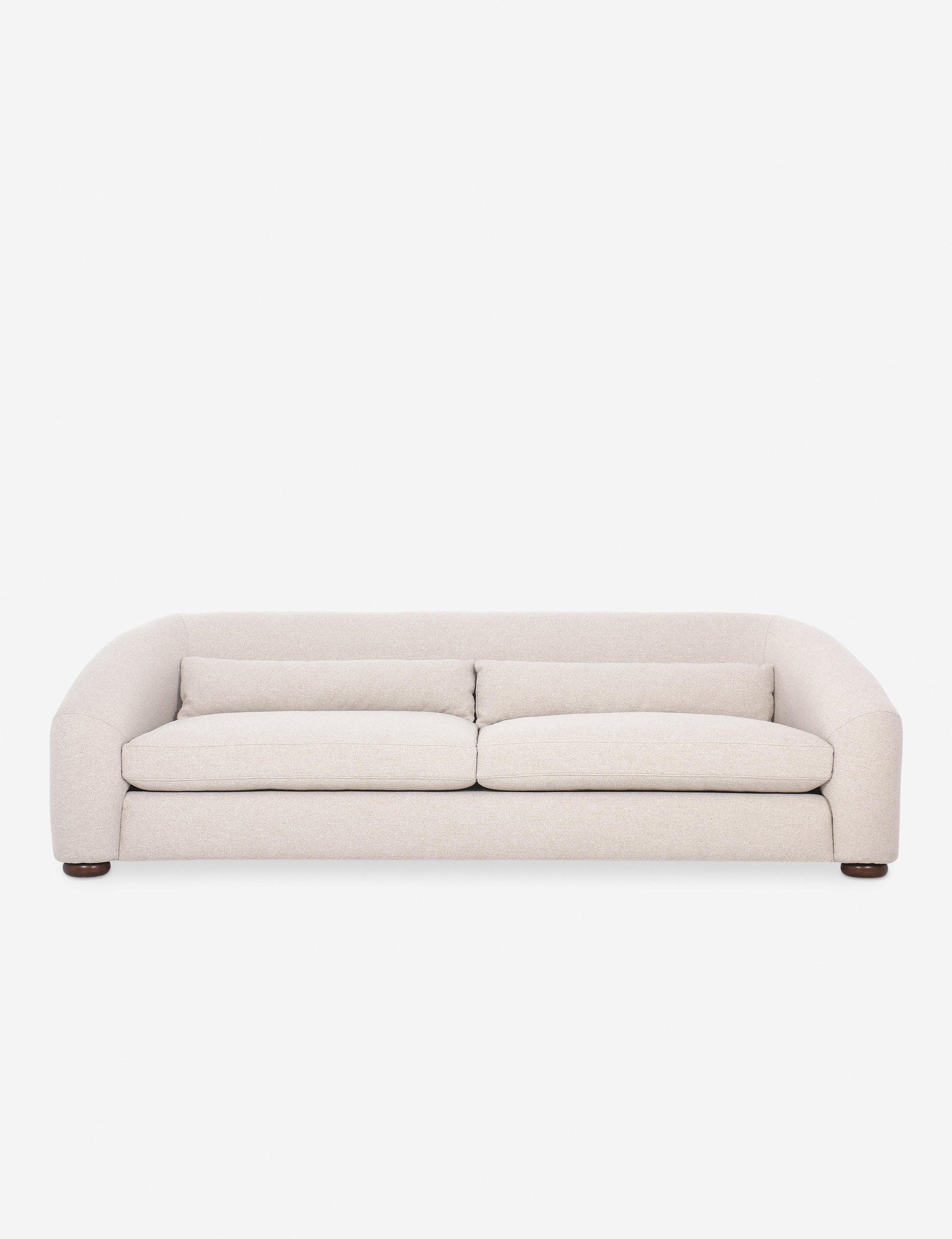 Winfield Rolled Arm Sofa in Torrance Ecru Performance Fabric