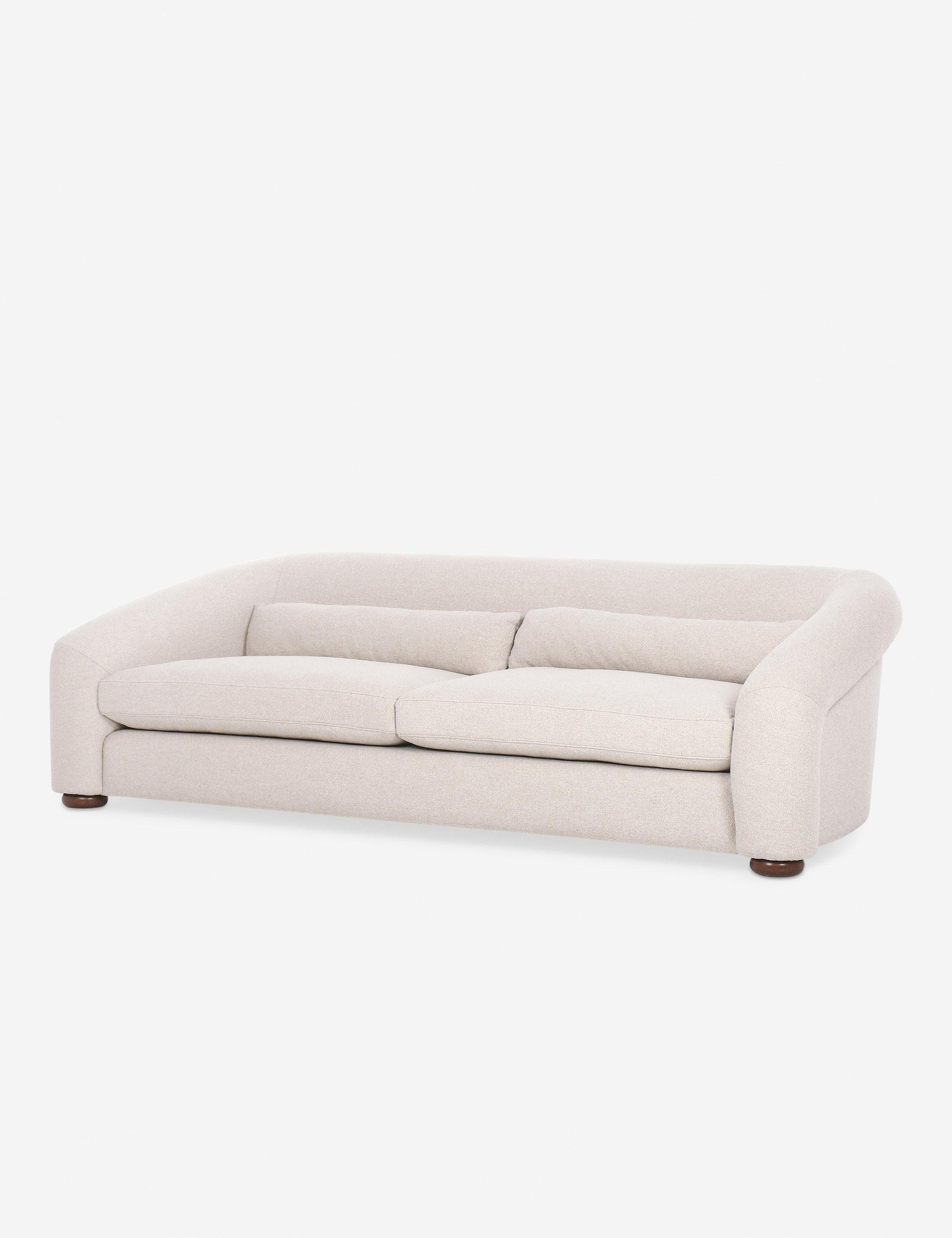 Winfield Rolled Arm Sofa in Torrance Ecru Performance Fabric