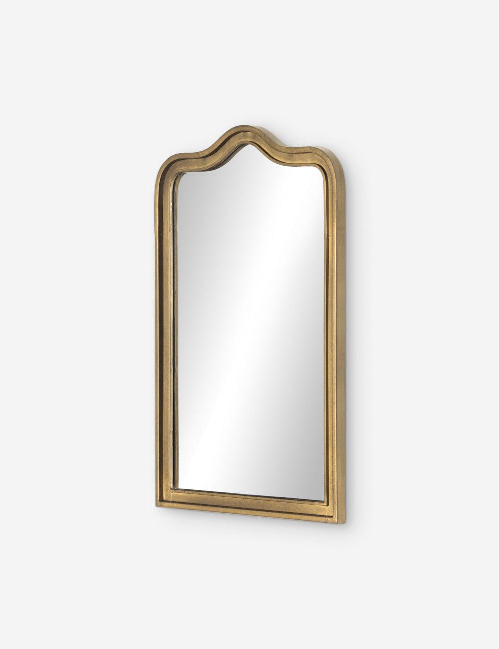 Wycliff Mirror - Antique Brass