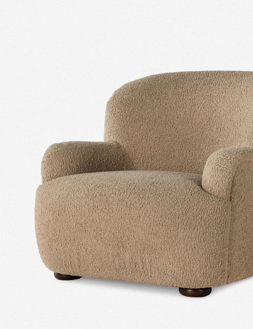 Preston Accent Chair - Camel Sheepskin