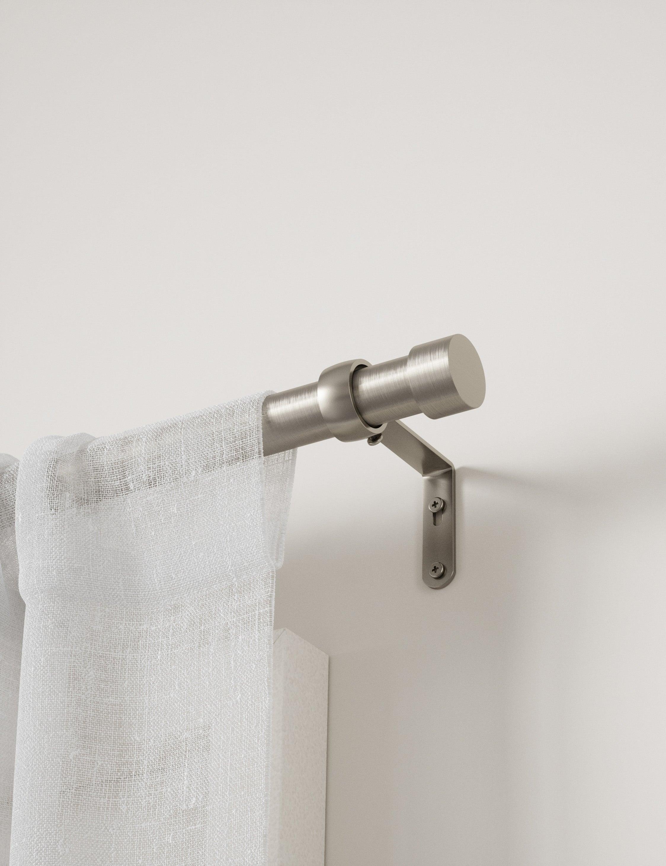 Porta Curtain Rod - Nickel / 36"-66"