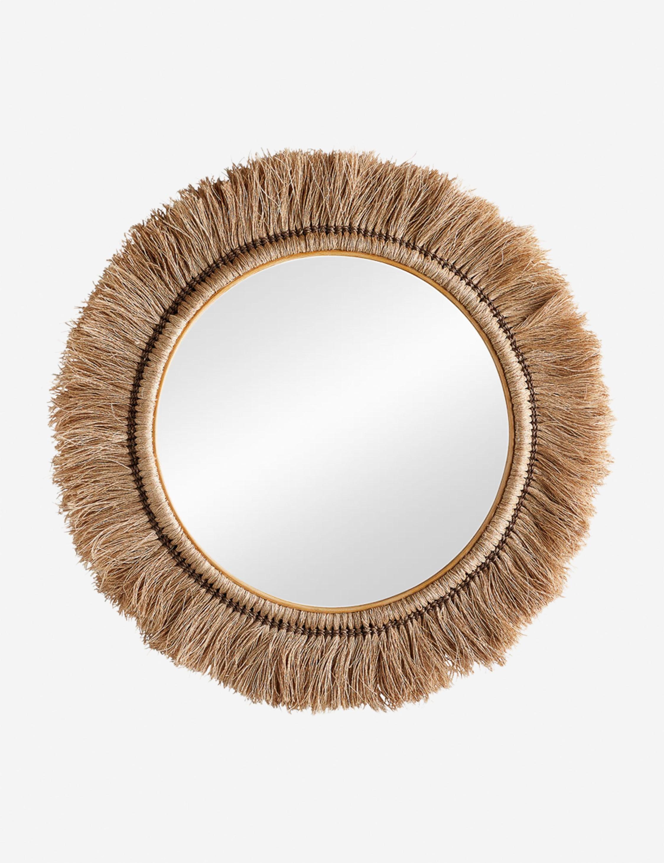 Kai 41'' Rectangular Abacá Rope Wall Mirror