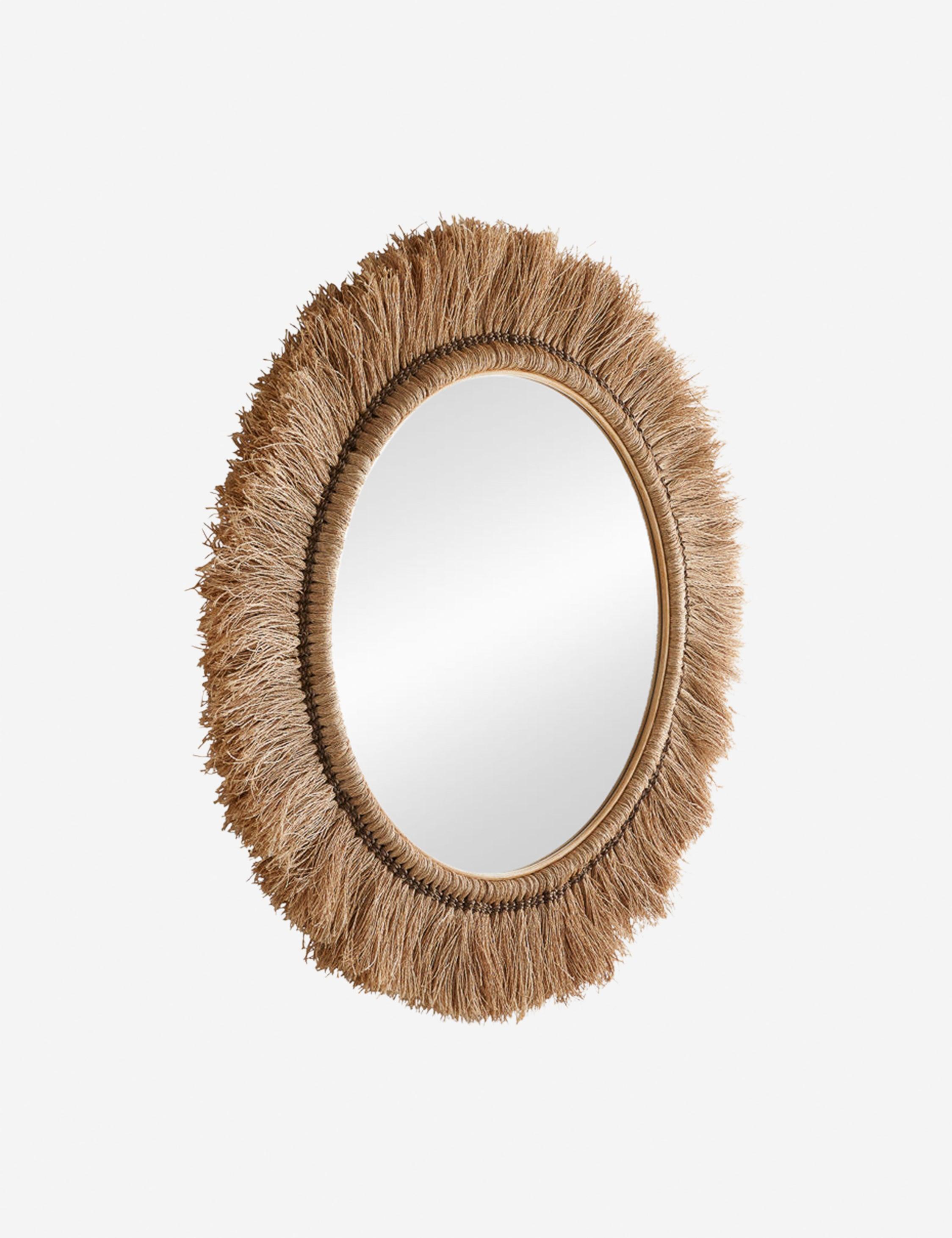 Arteriors Kai Round Mirror - Brown