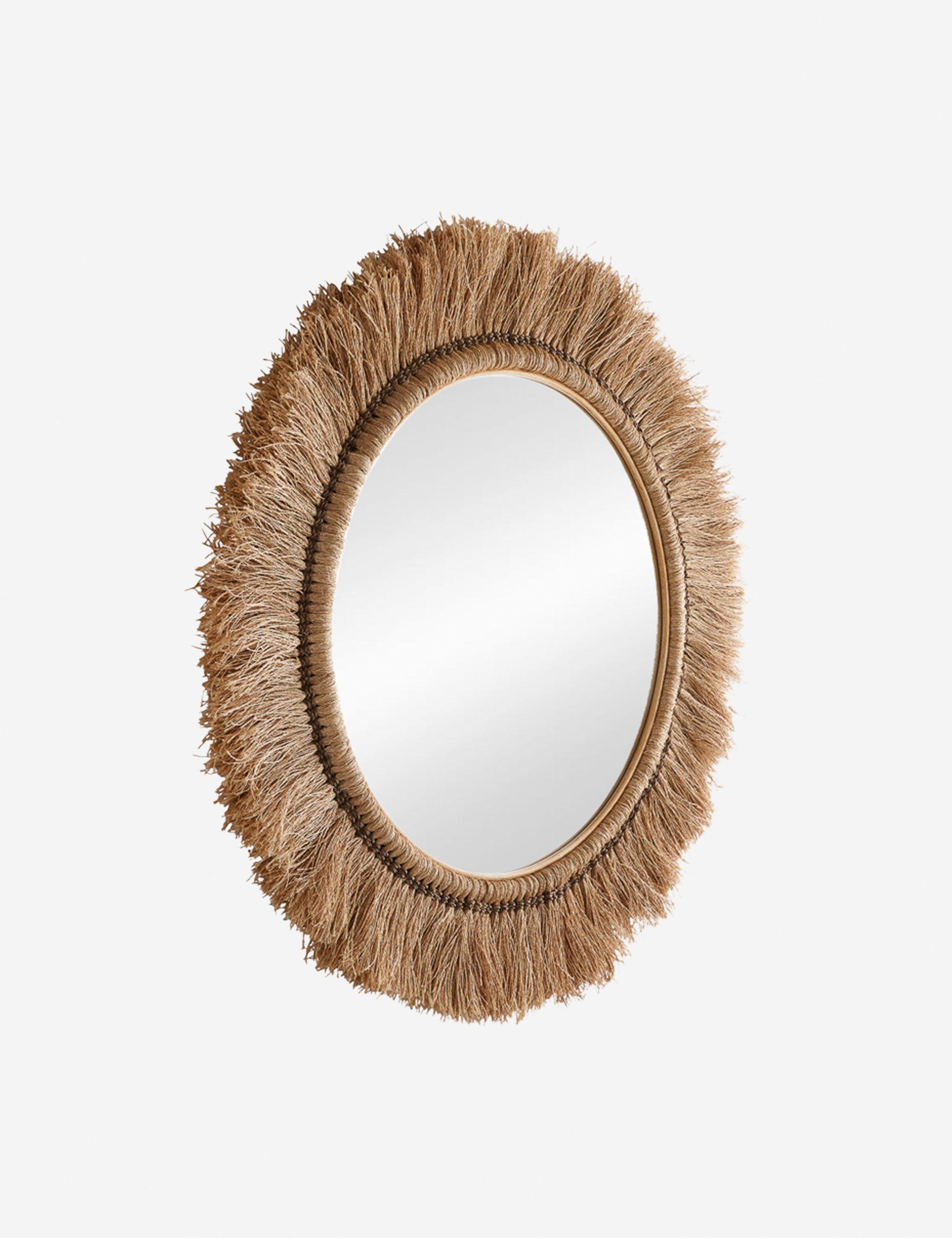 Kai 41'' Rectangular Abacá Rope Wall Mirror