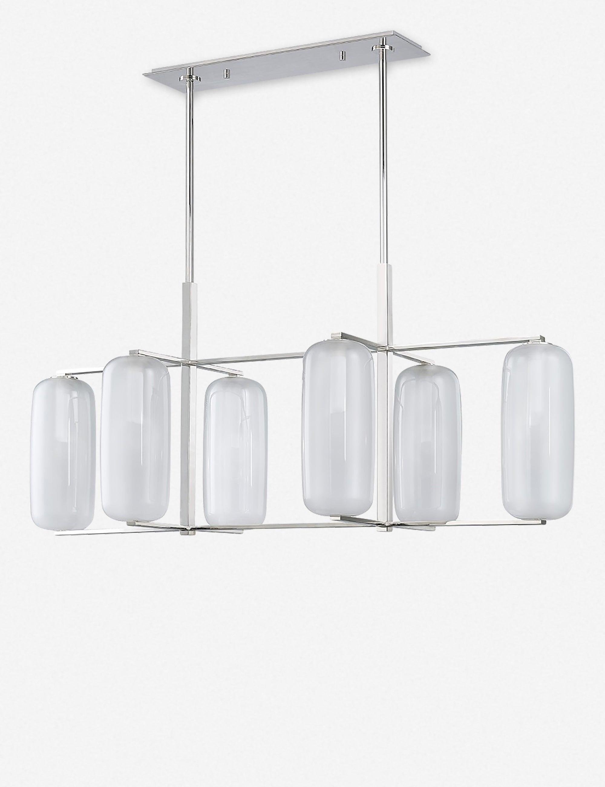 Jerry Chandelier - Polished Nickel / 6 Light