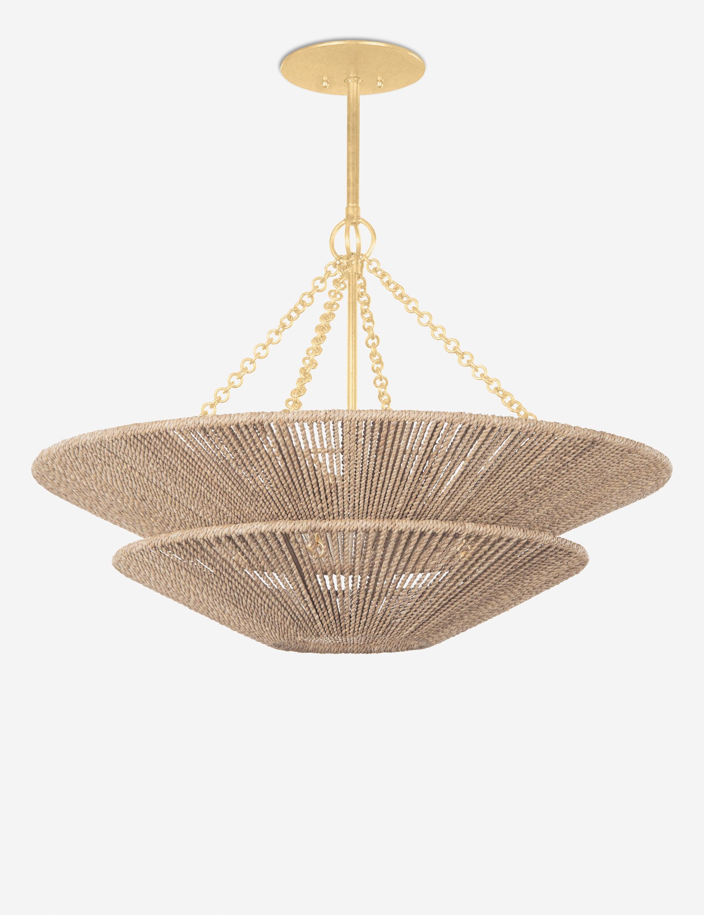 Anaya Chandelier - Natural / 30" Dia