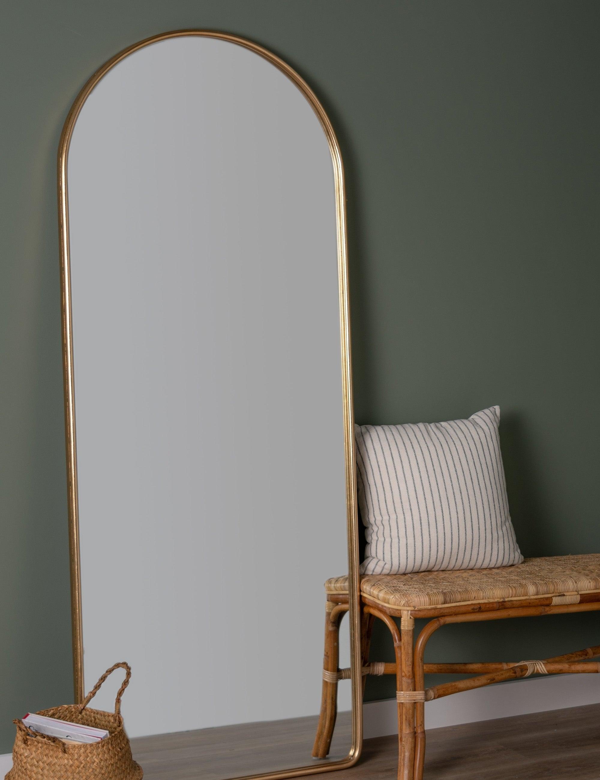 Shashenka Floor Mirror - Gold