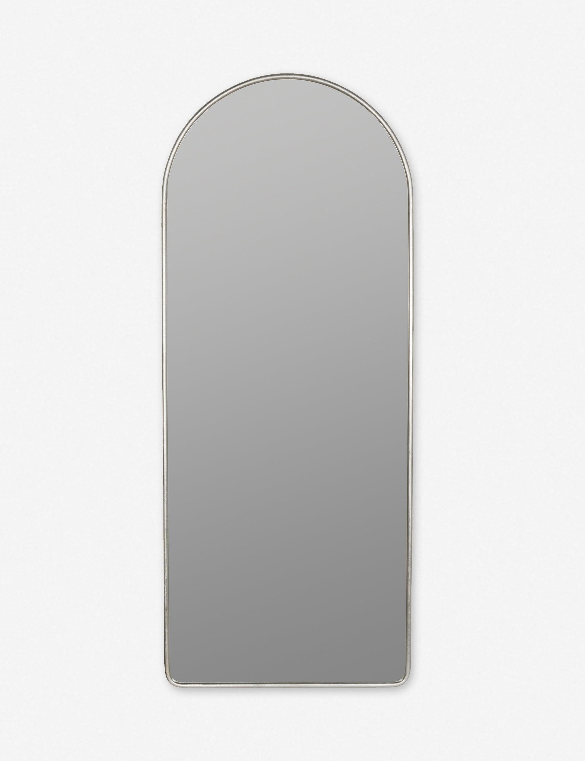 Aurora Arch Full-Length Floor Mirror in Silver and Gold