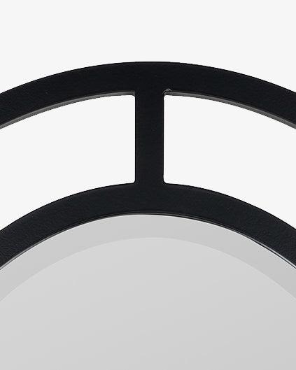 Samia Oval Mirror - Black