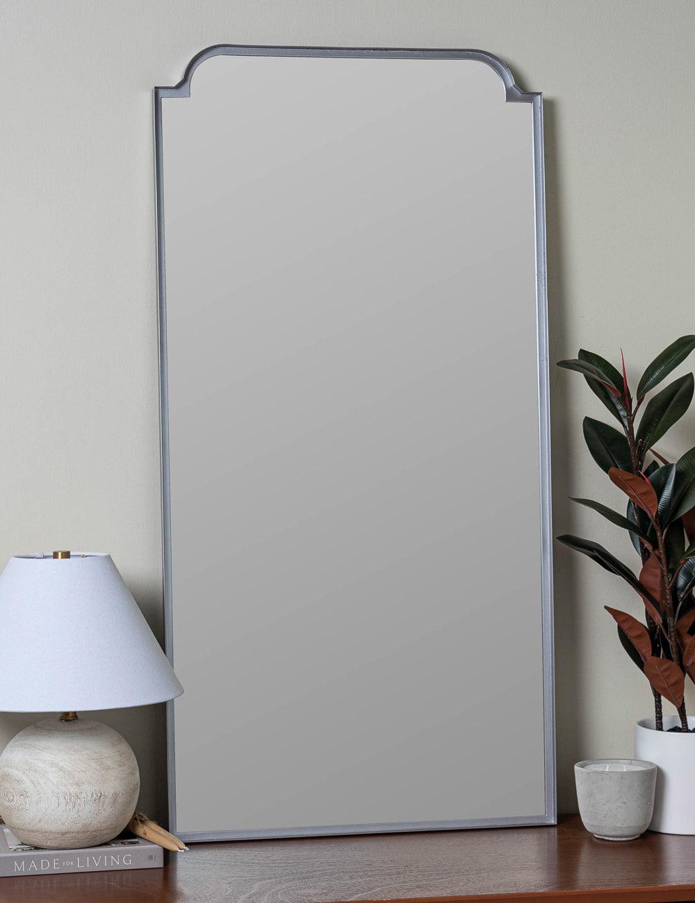 Isolde Floor Mirror - Silver
