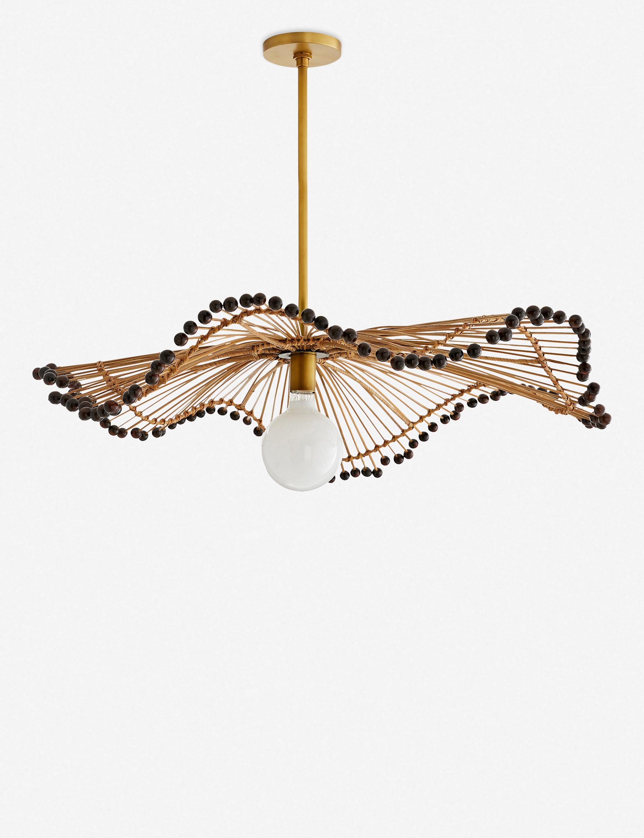 Waverly Pendant Light by Arteriors - Natural / 35" Dia