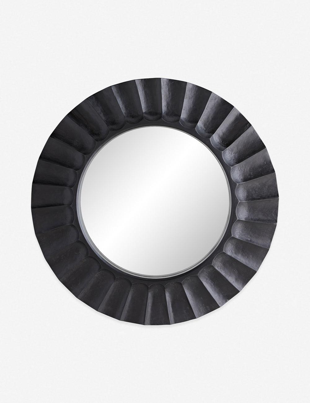 Arteriors Blake Round Mirror - Black