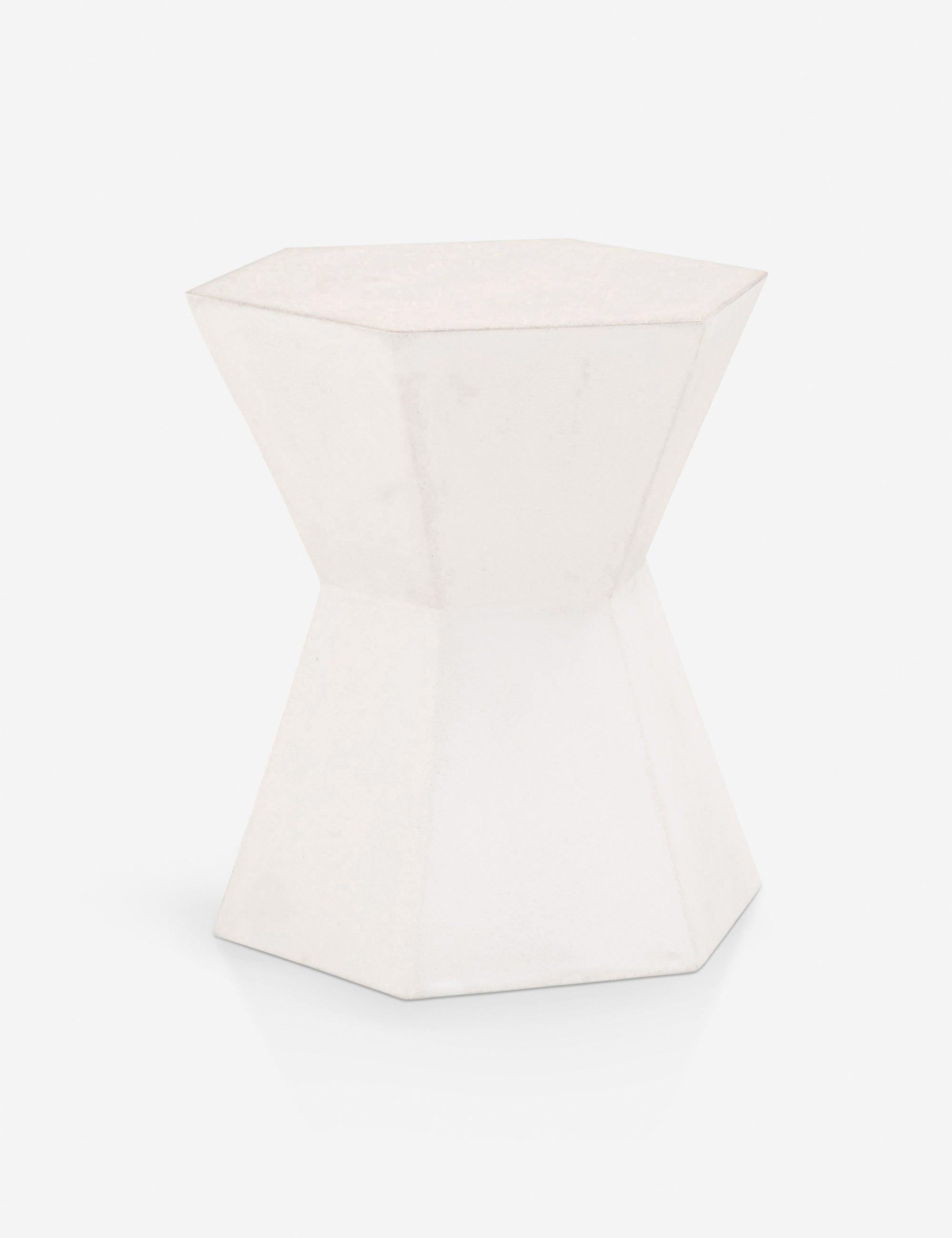 Kai Indoor/Outdoor Side Table - Ivory