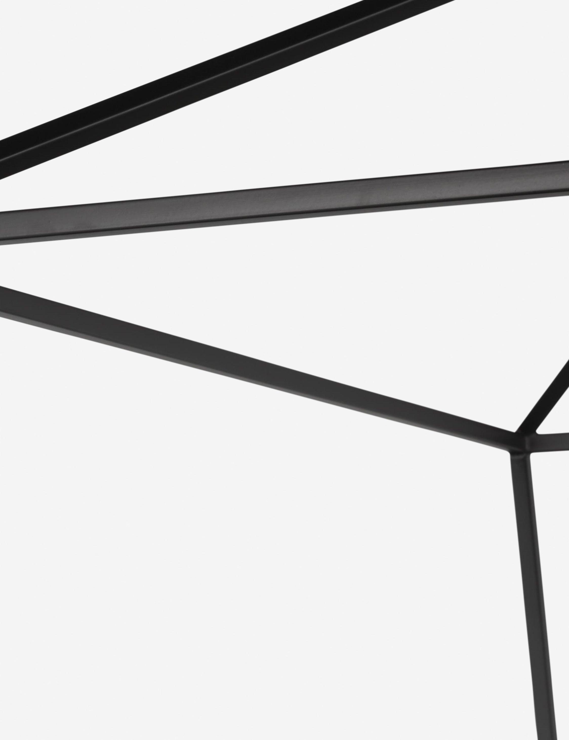 Gala Wide Pendant Light - Black / 28"W