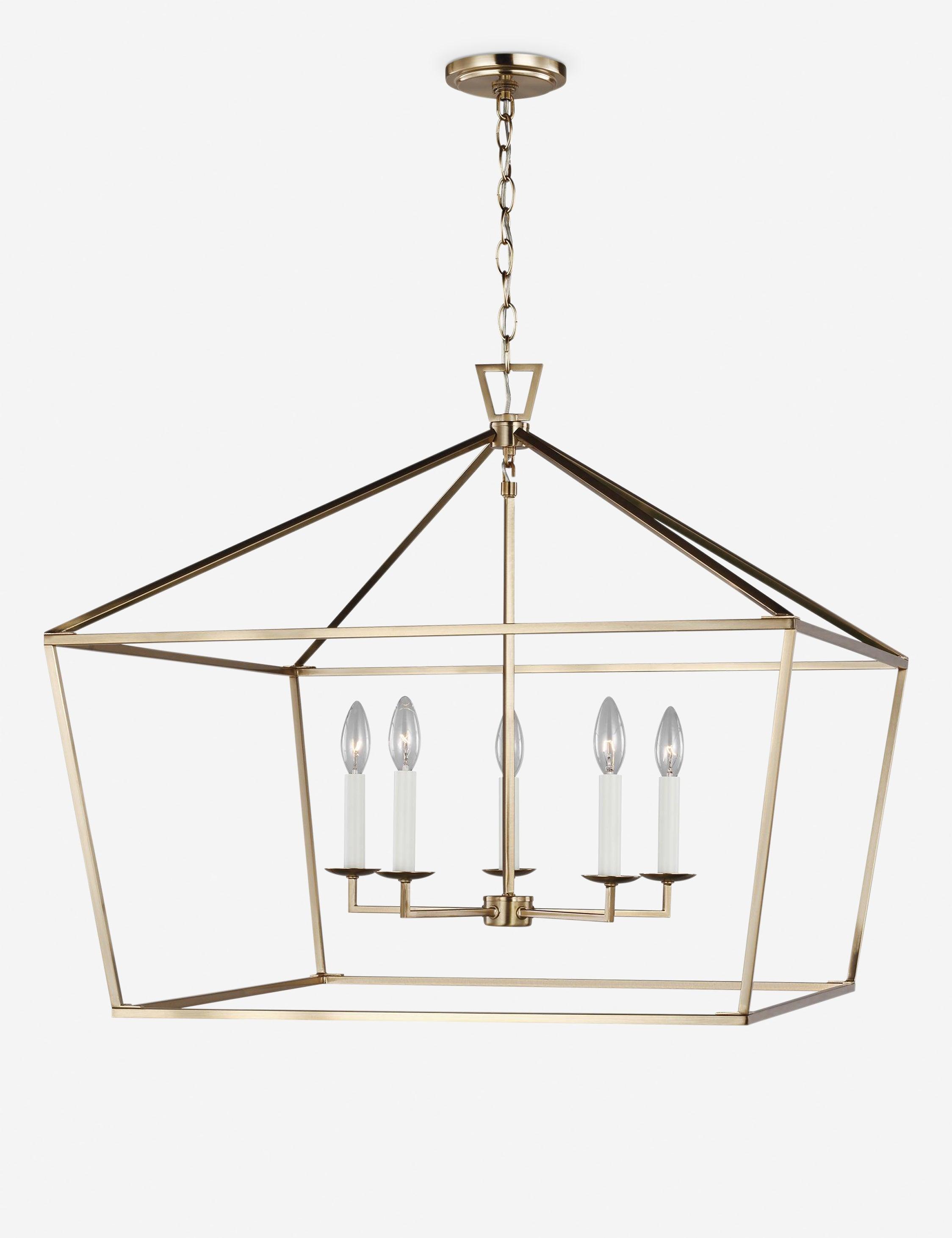 Gala Wide Pendant Light - Brass / 28"W