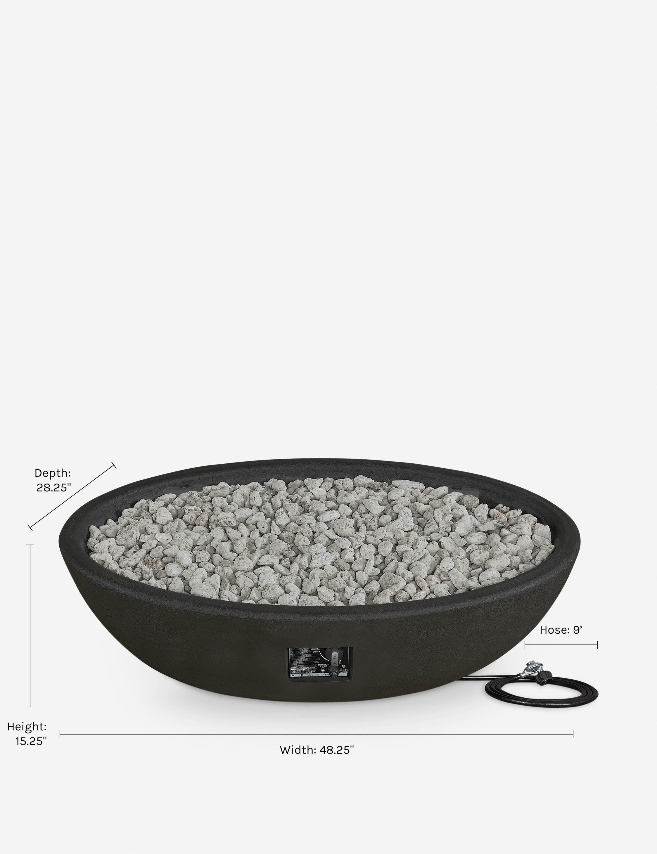 Fernanda Fire Bowl - Shale / Oval