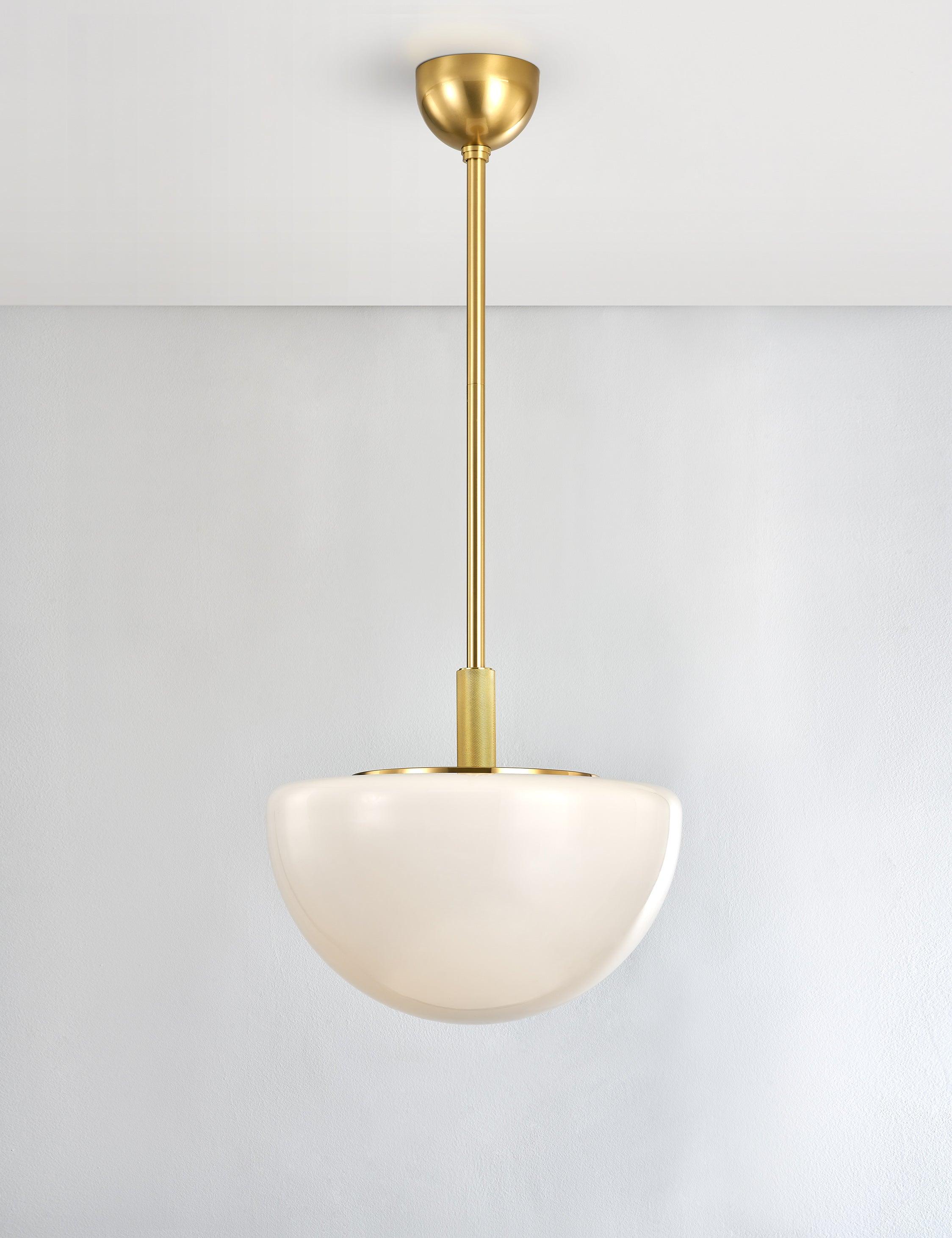 Hammond Pendant Light - Aged Brass / 19" Dia