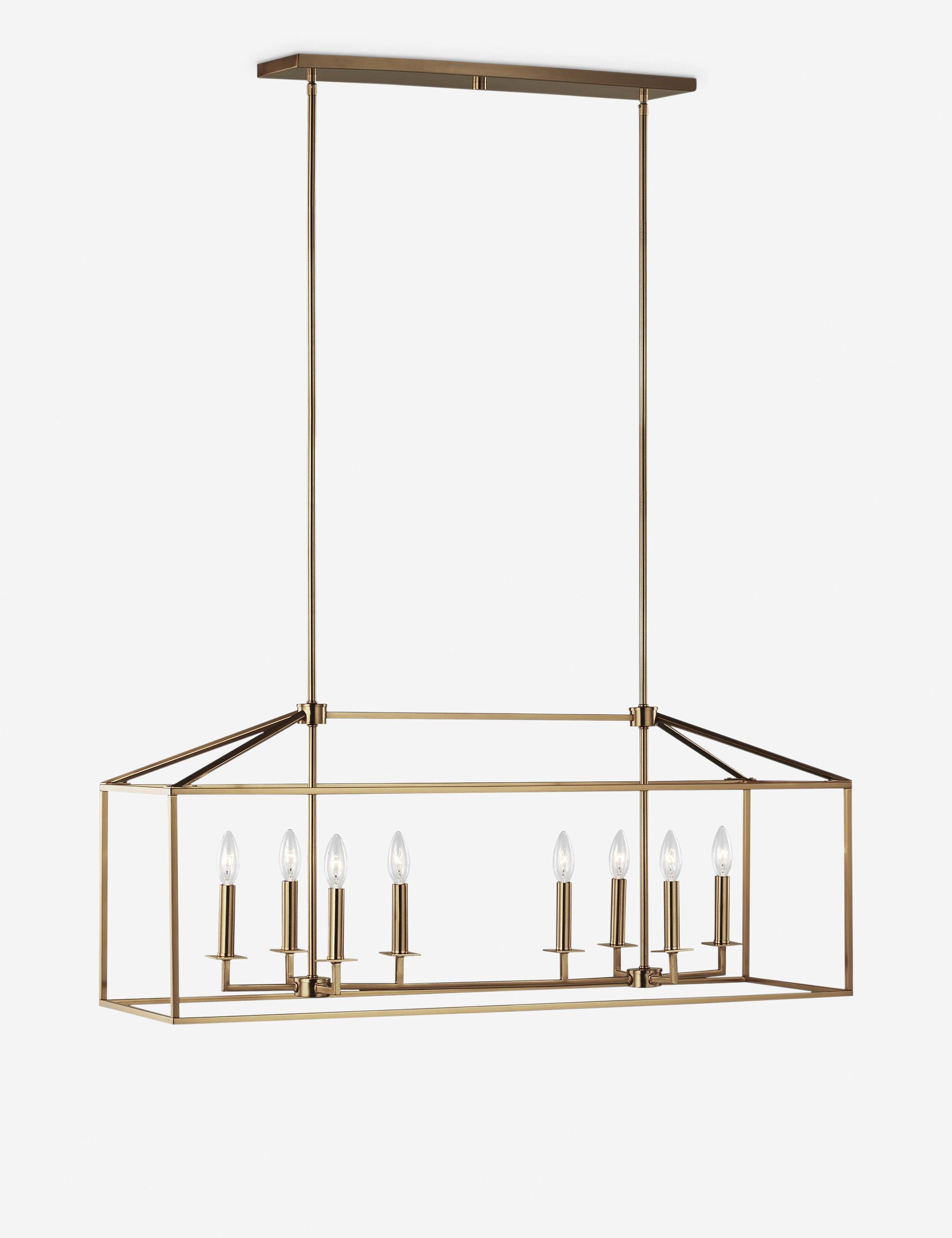 Lucius Linear Chandelier - Brass / 40"L