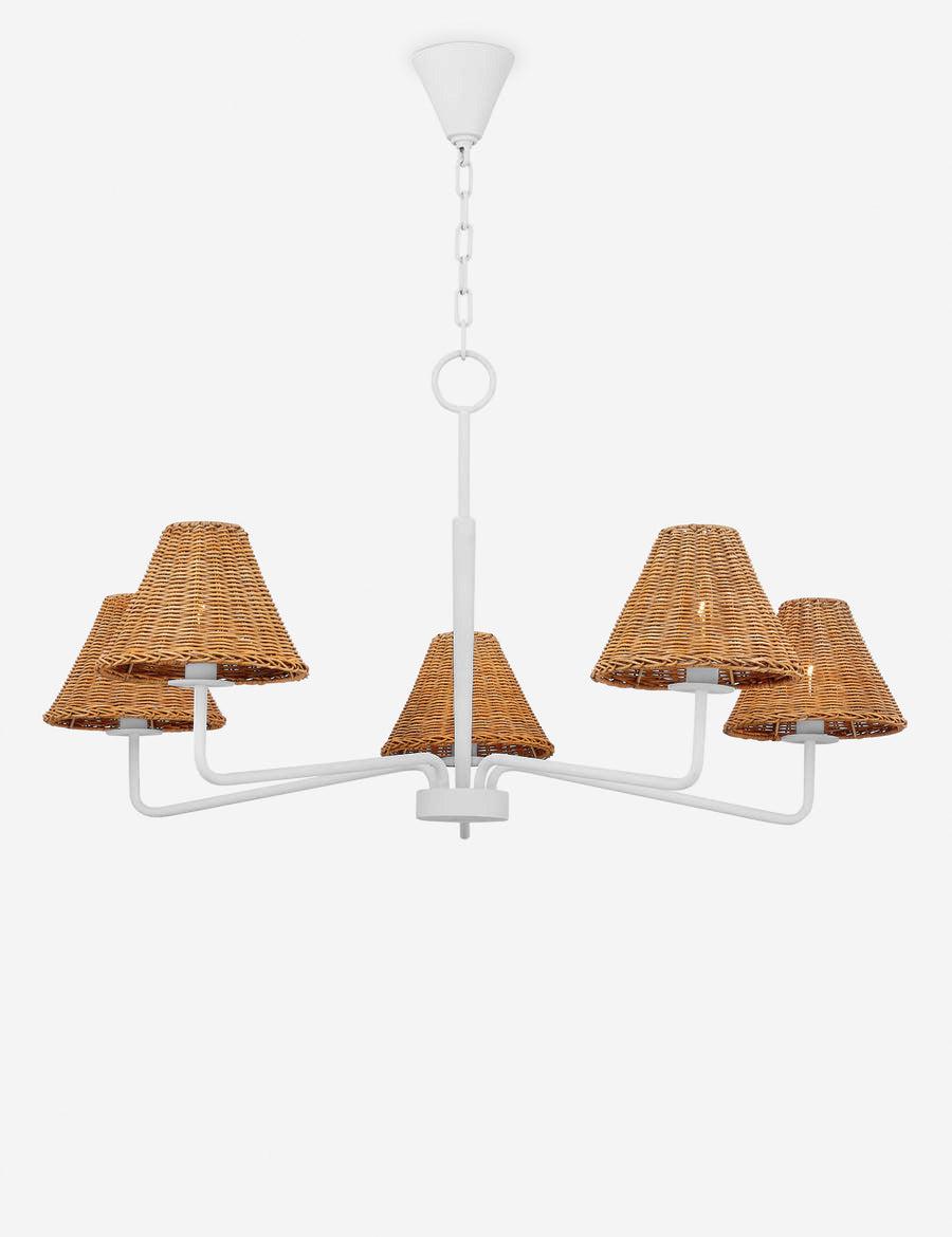 Teressa Chandelier - White / 40" Dia