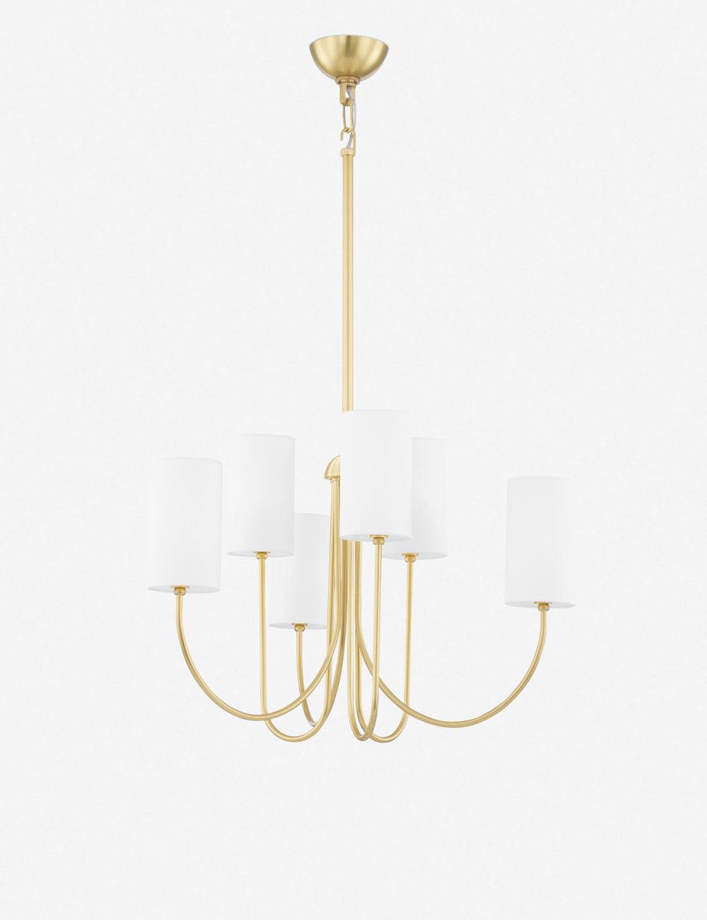 Midford Chandelier - Antique Brass / 27.5"W