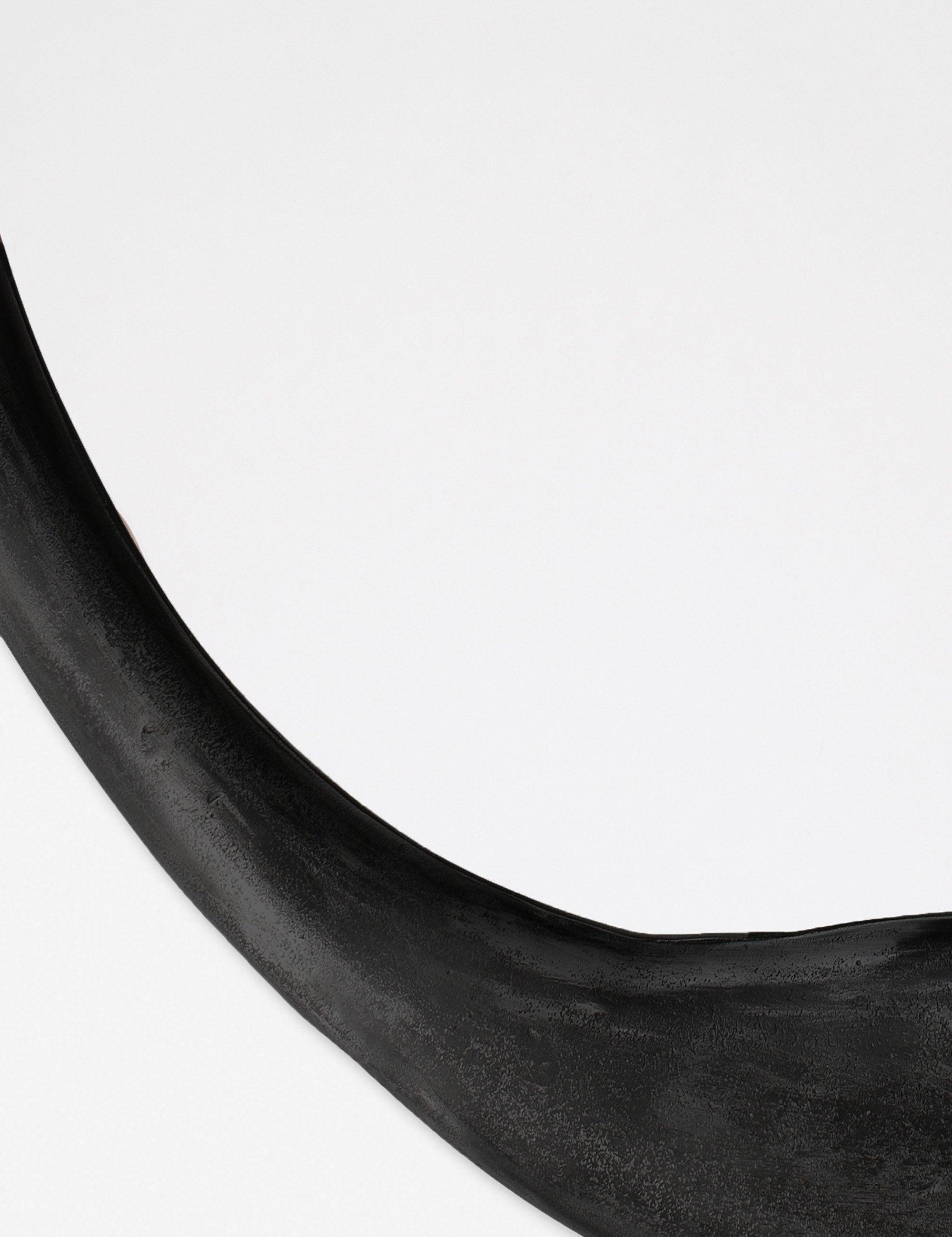 Doreen Round Mirror - Black