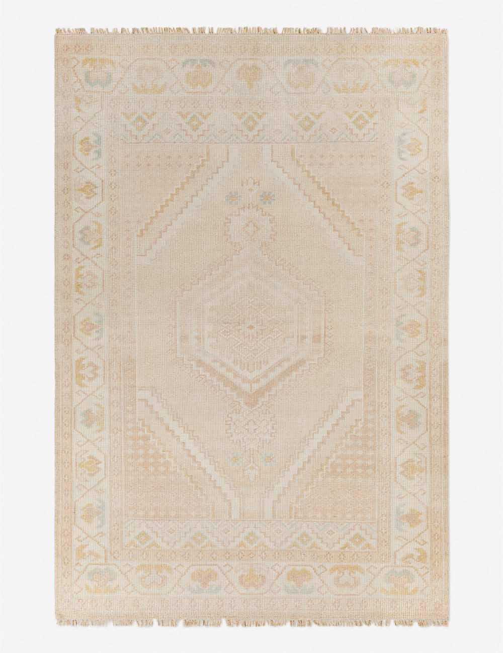 Lotus Hand-Knotted Wool-Blend Rug - 2' x 3'