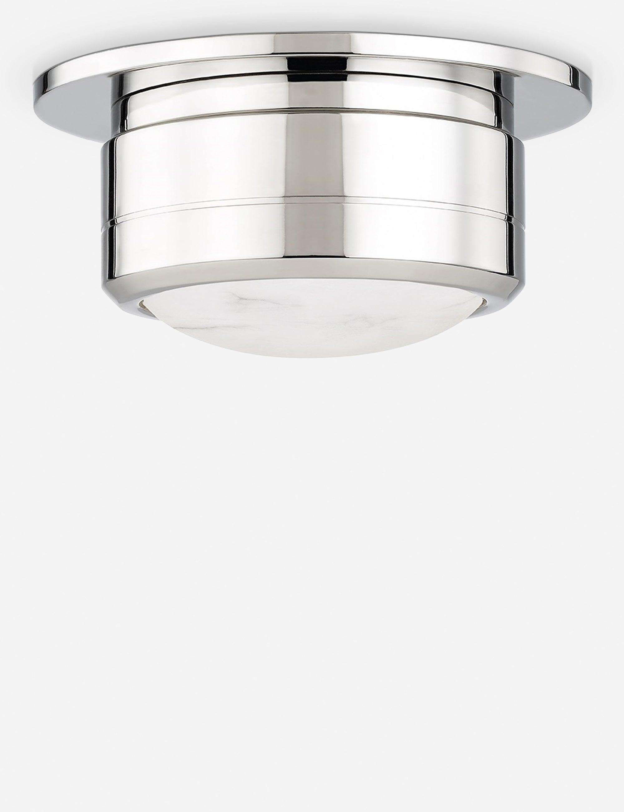 Jin Flush Mount Light - Polished Nickel / Small