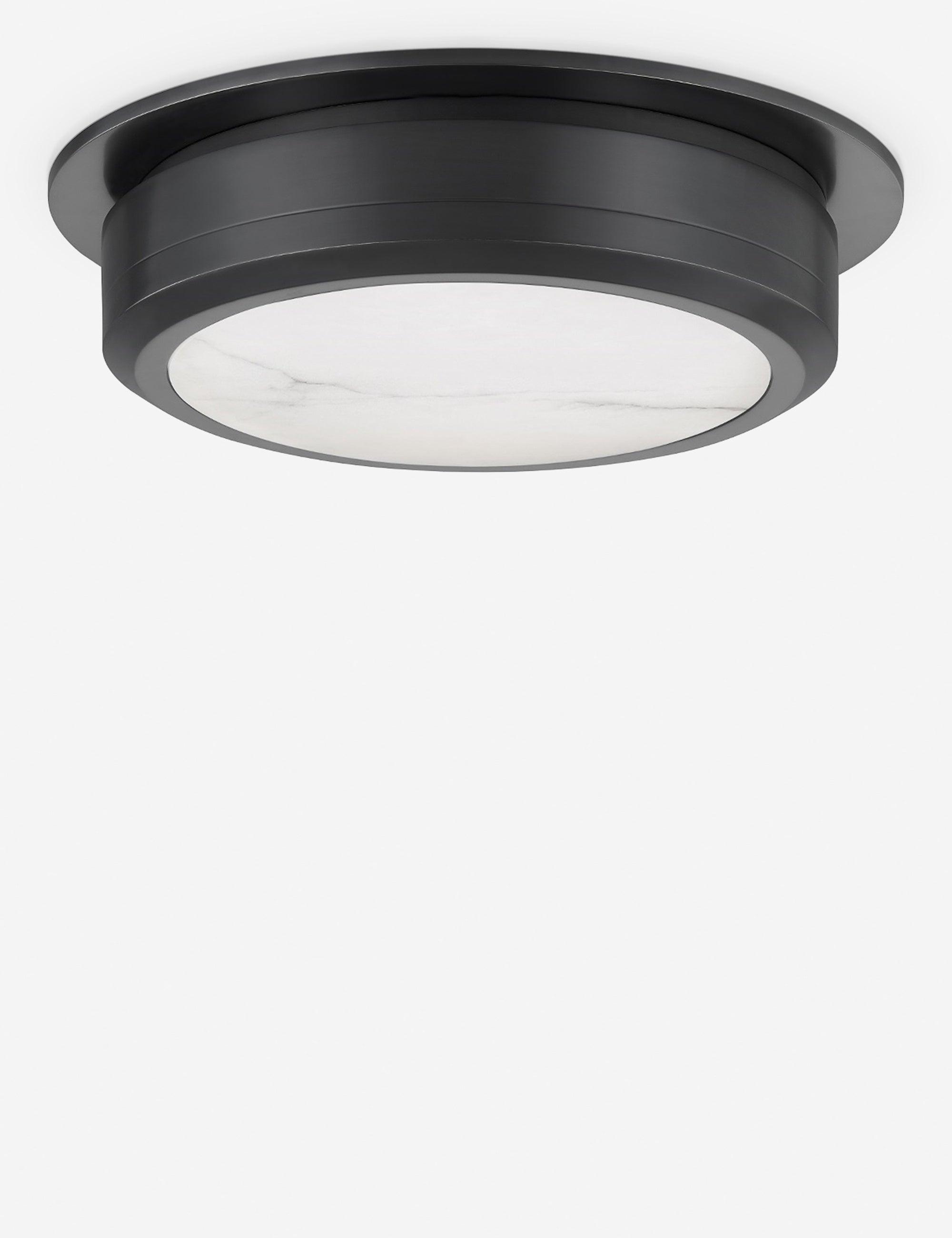 Jin Flush Mount Light - Antique Bronze / Medium