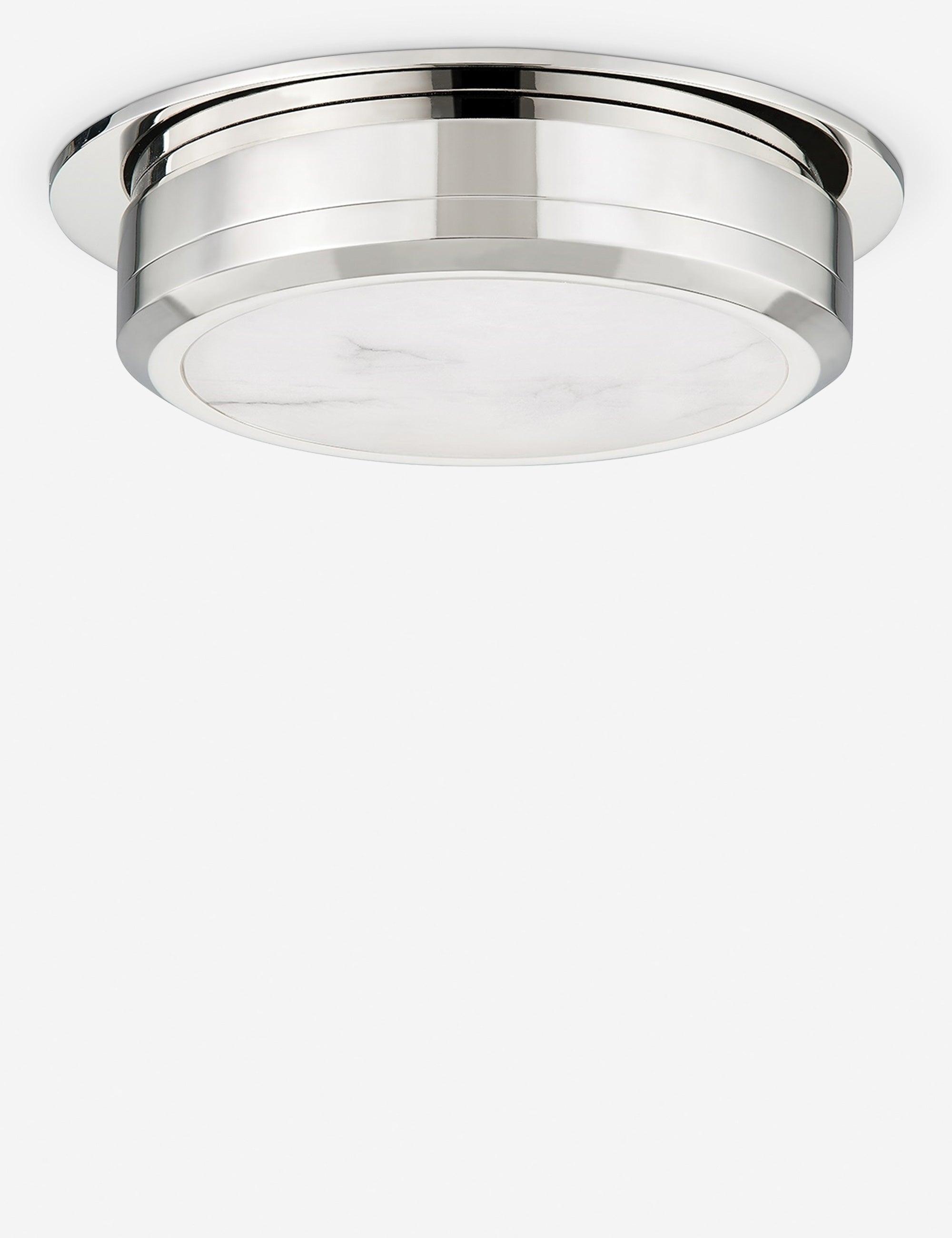 Jin Flush Mount Light - Polished Nickel / Medium