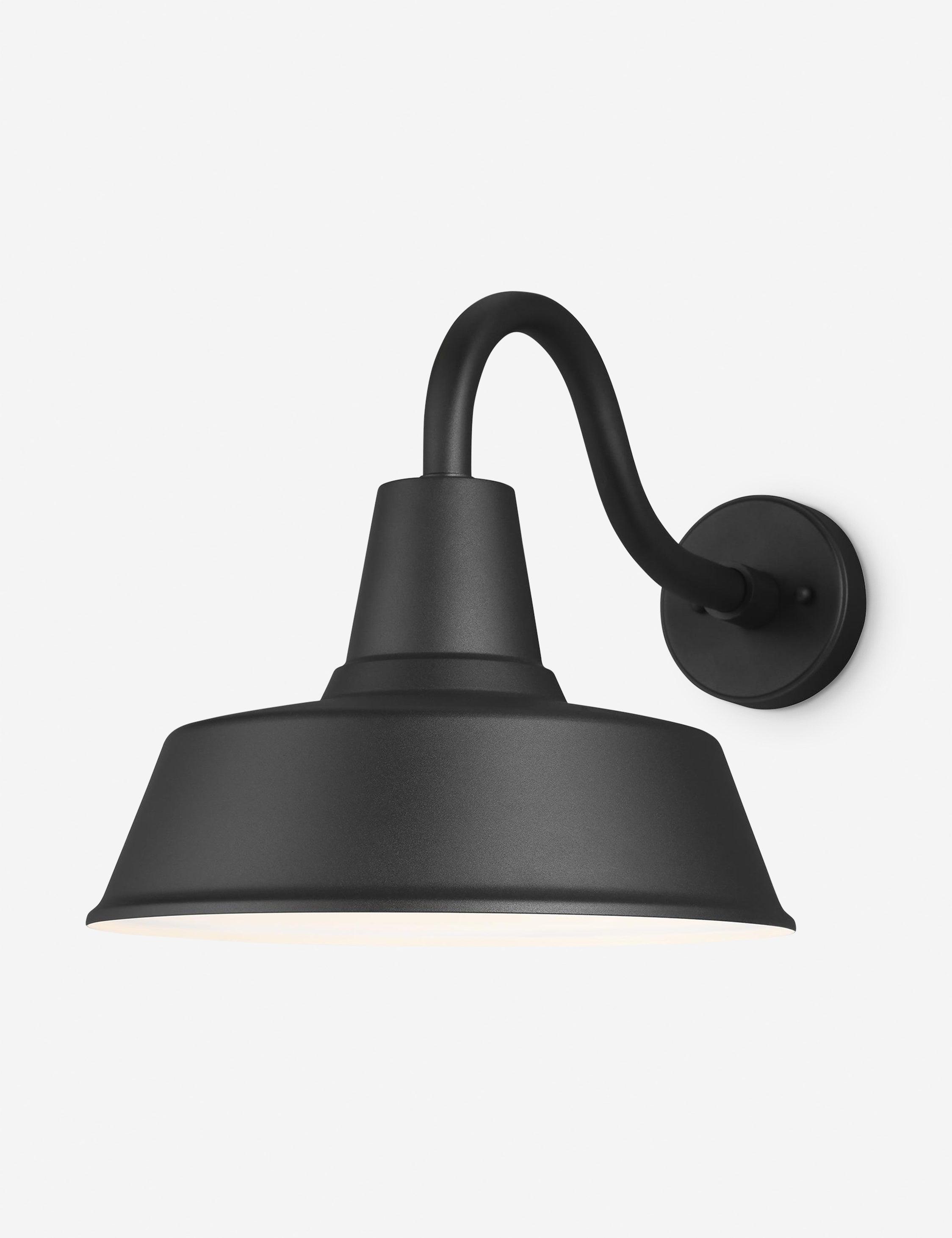Fisher Outdoor Sconce - Black / 14" Dia