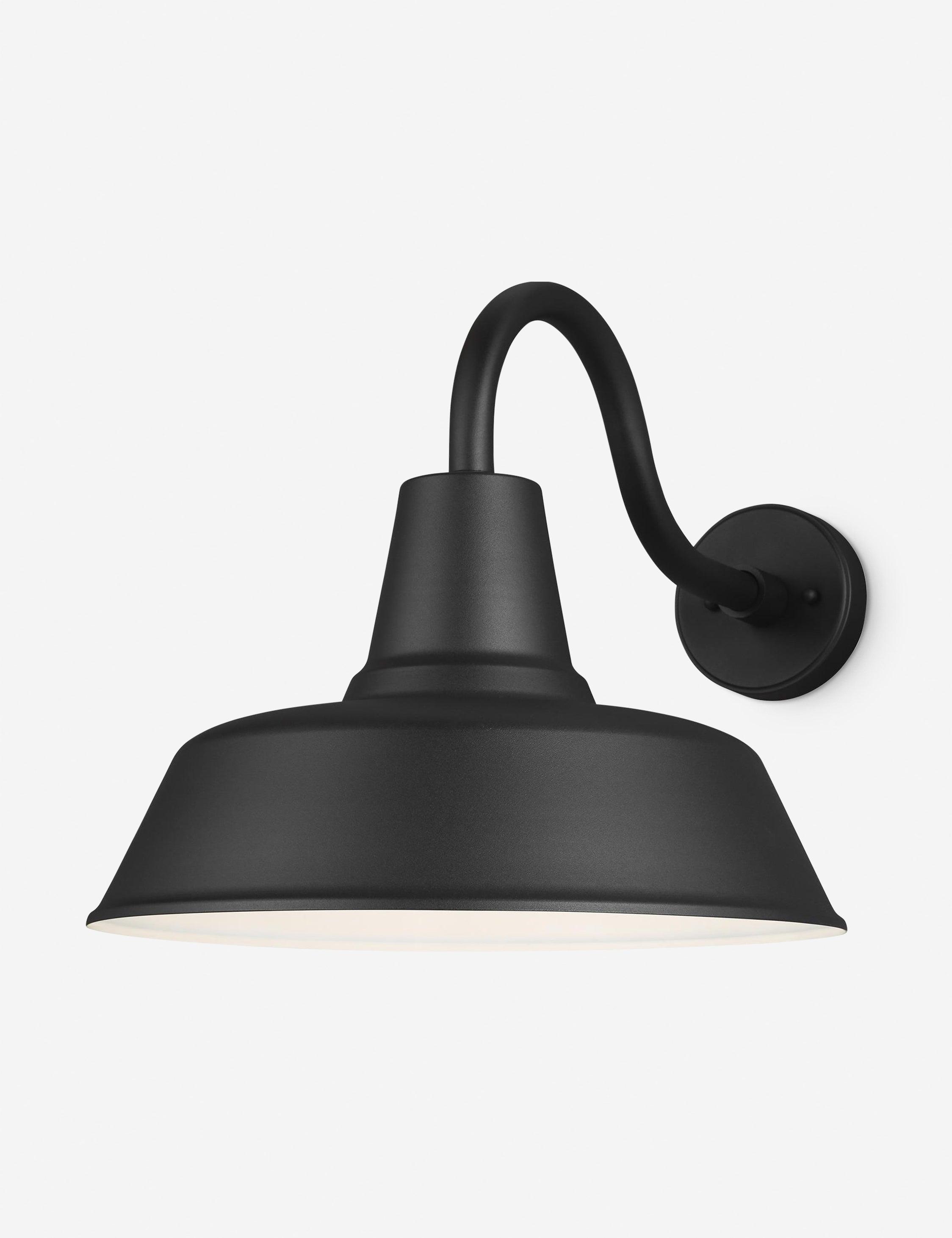 Fisher Outdoor Sconce - Black / 16" Dia
