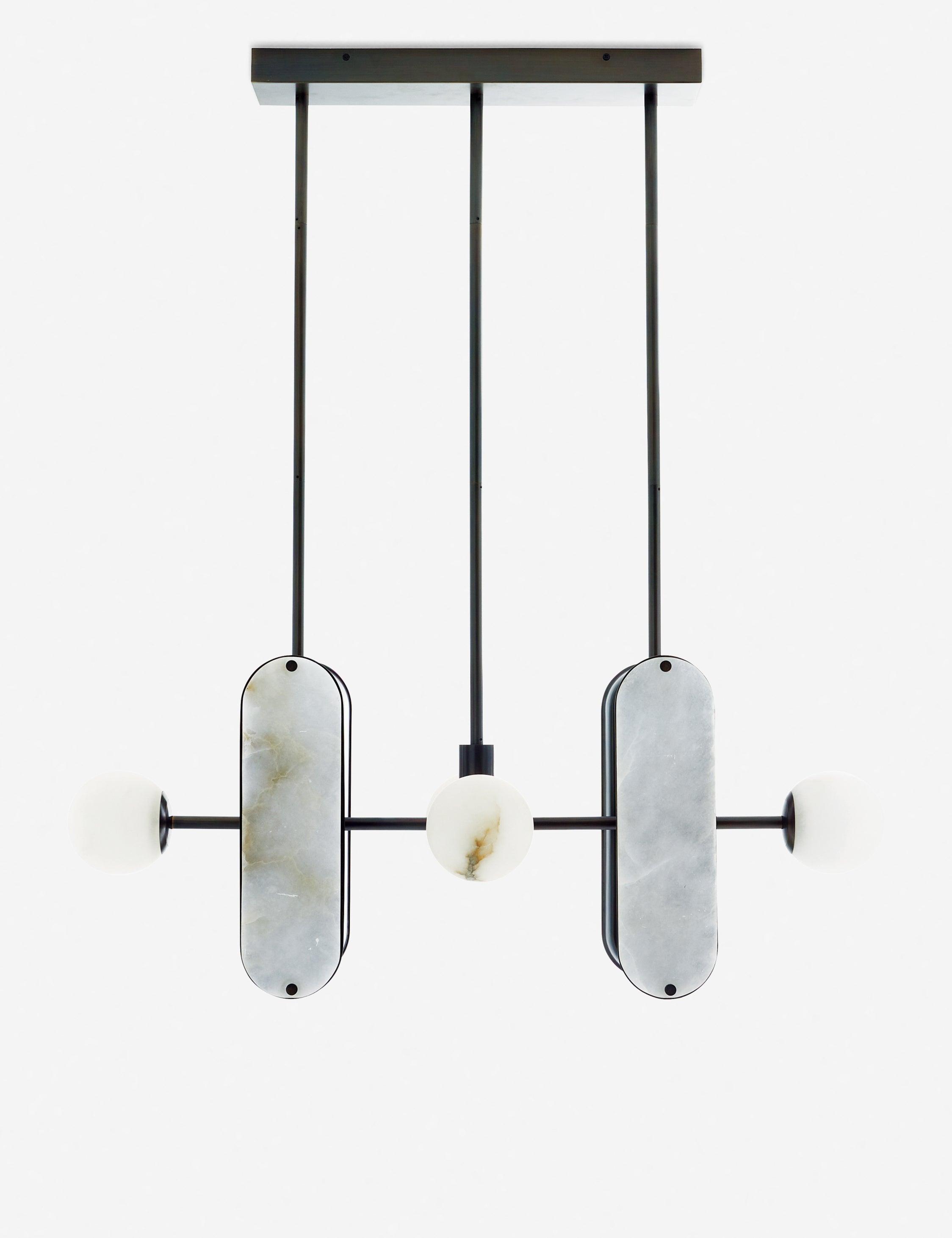 Maradona Pendant Light by Arteriors - Bronze / 38" W
