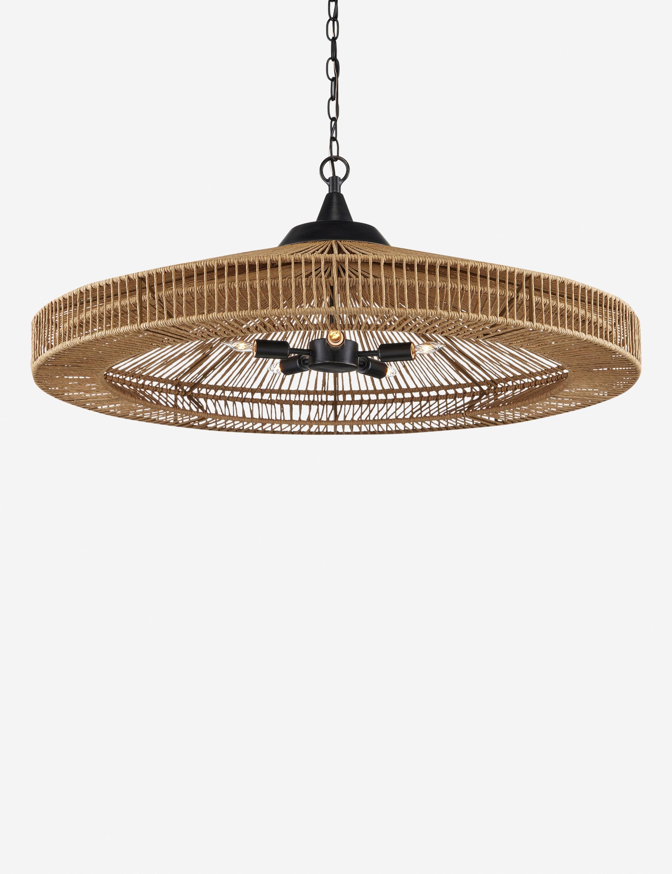 Oleander Chandelier - Natural / 36" Dia