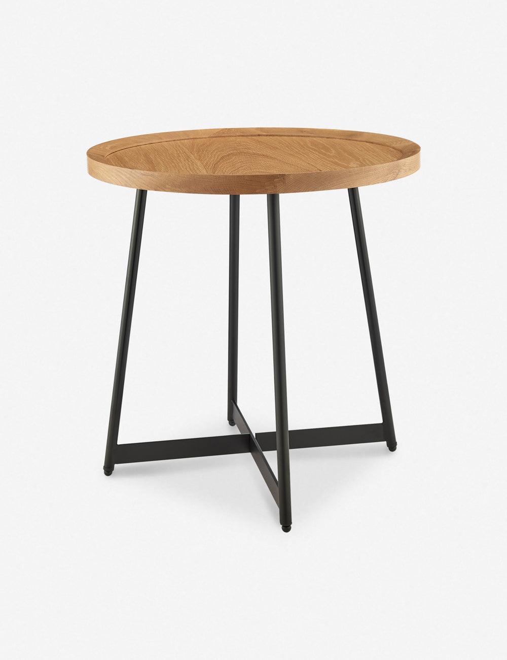 Gweneth Round Side Table - Natural