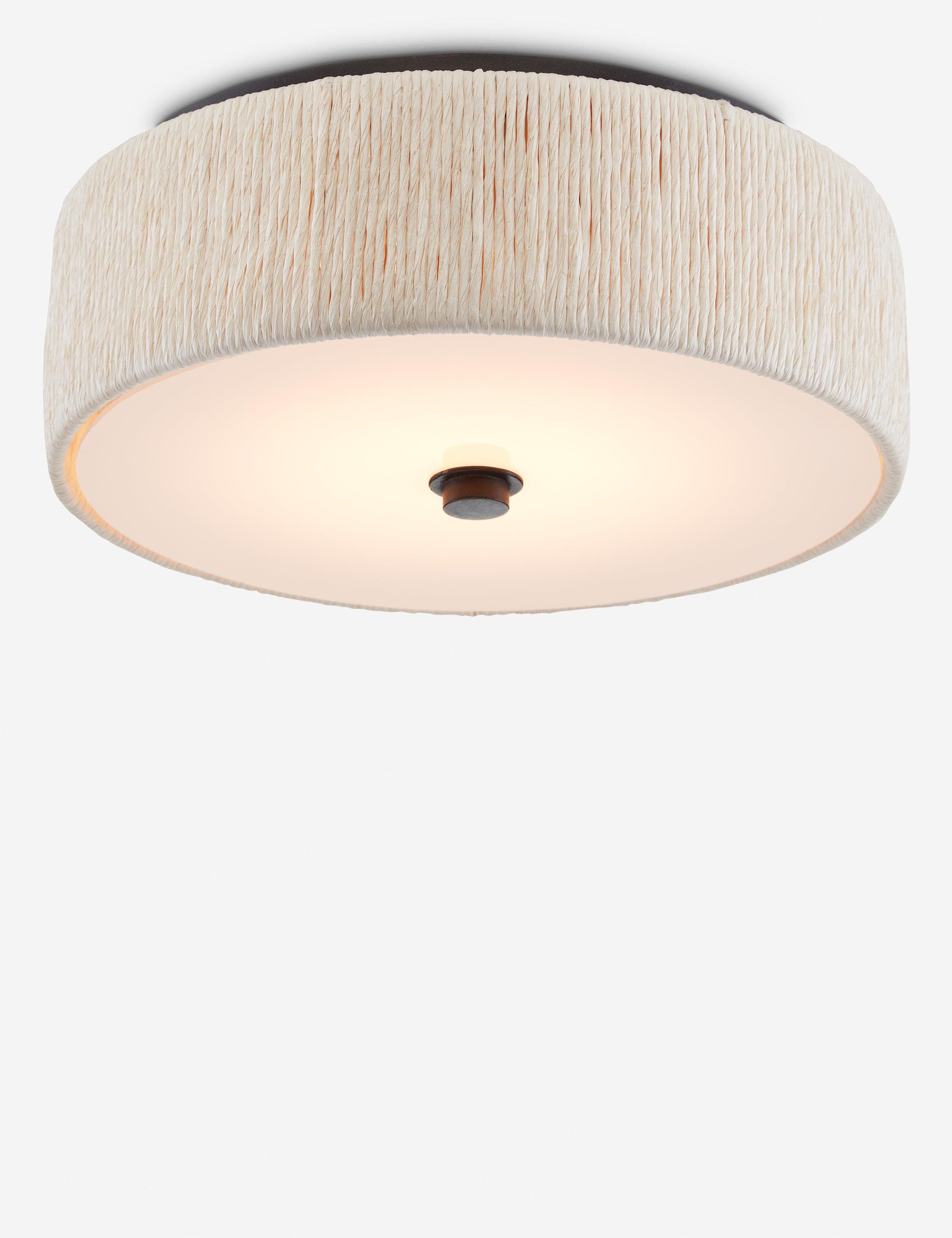 Addis Flush Mount - White / 14" Dia