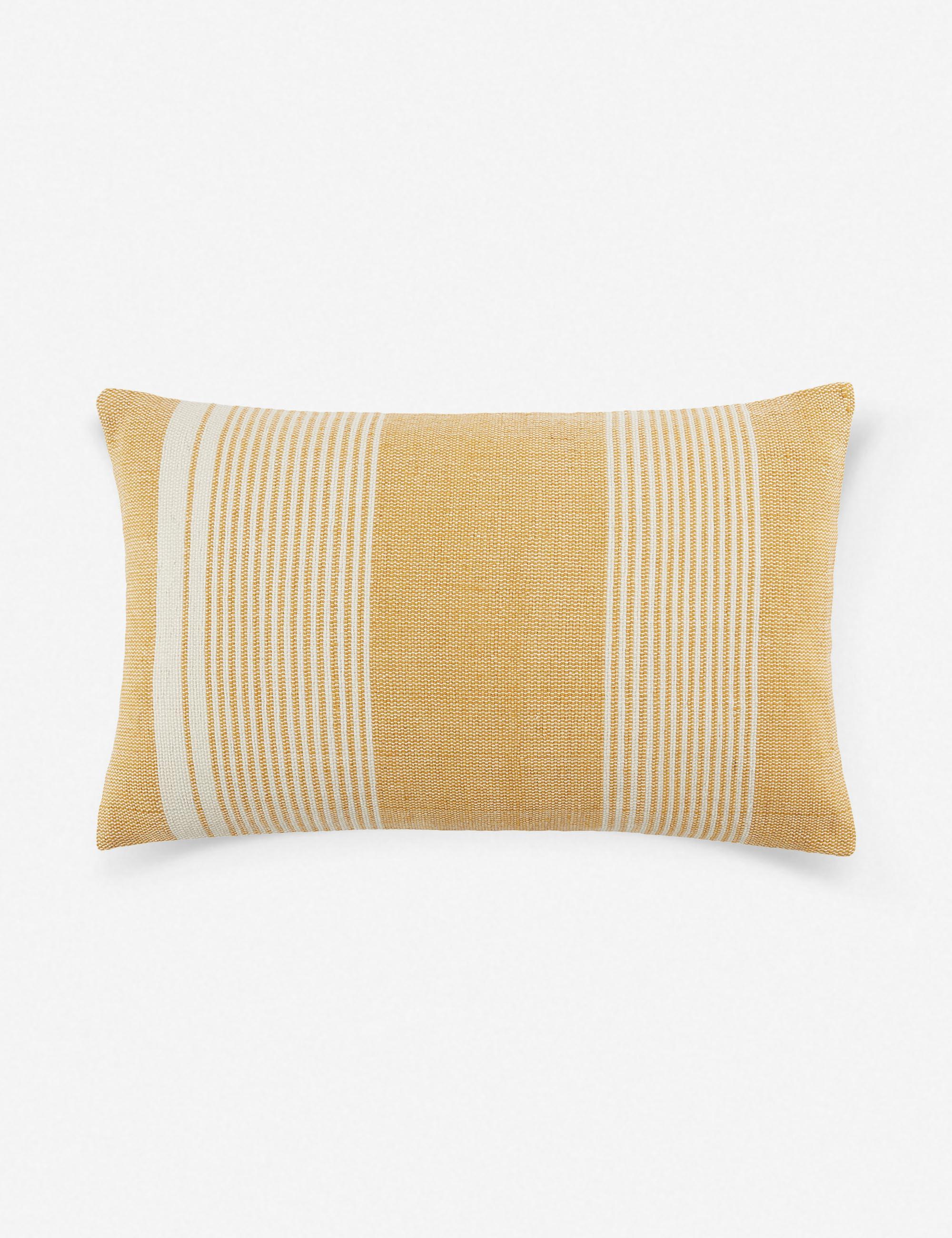 Kristian Indoor / Outdoor Pillow - Gold / 13" x 21"