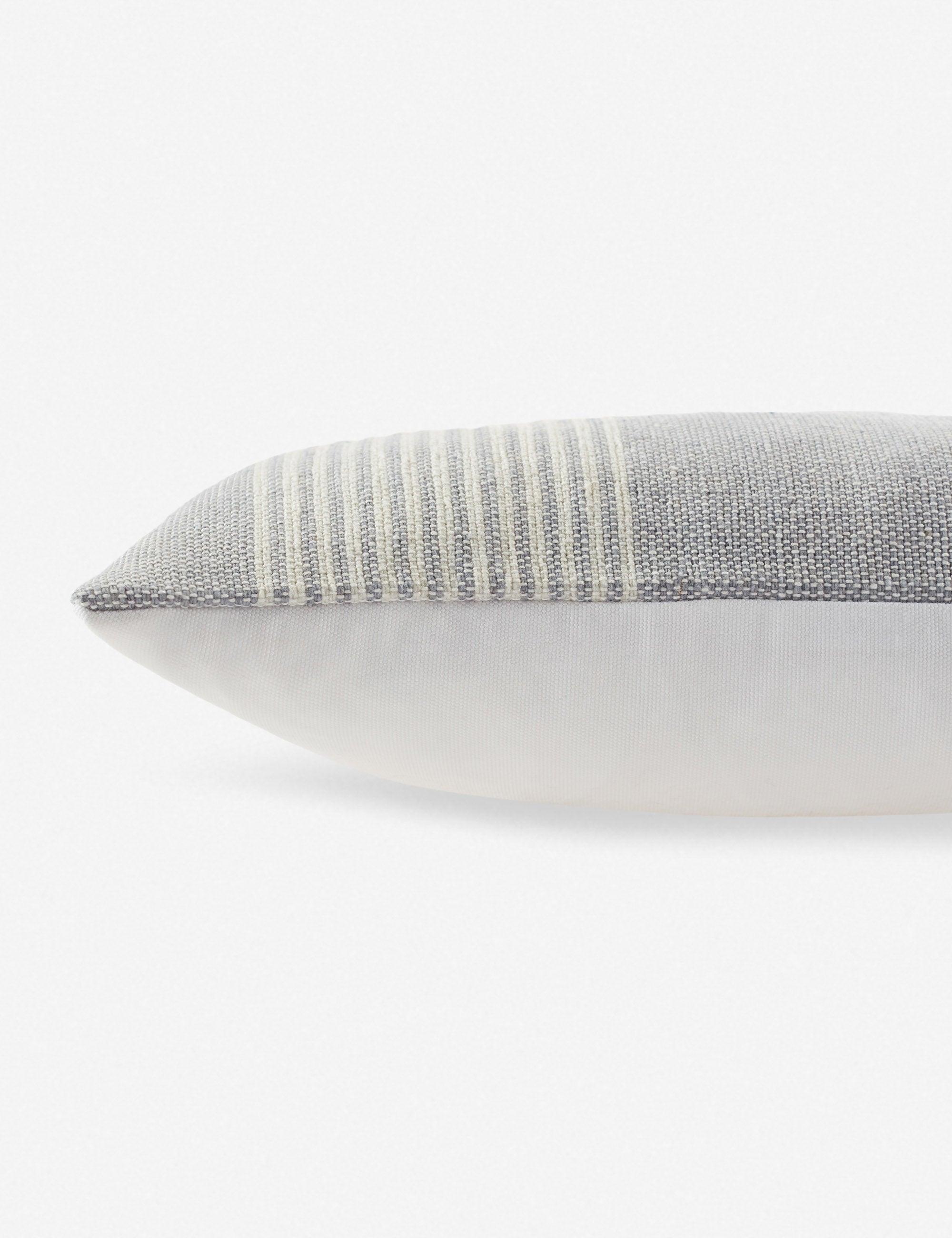Kristian Indoor / Outdoor Pillow - Gray / 13" x 21"