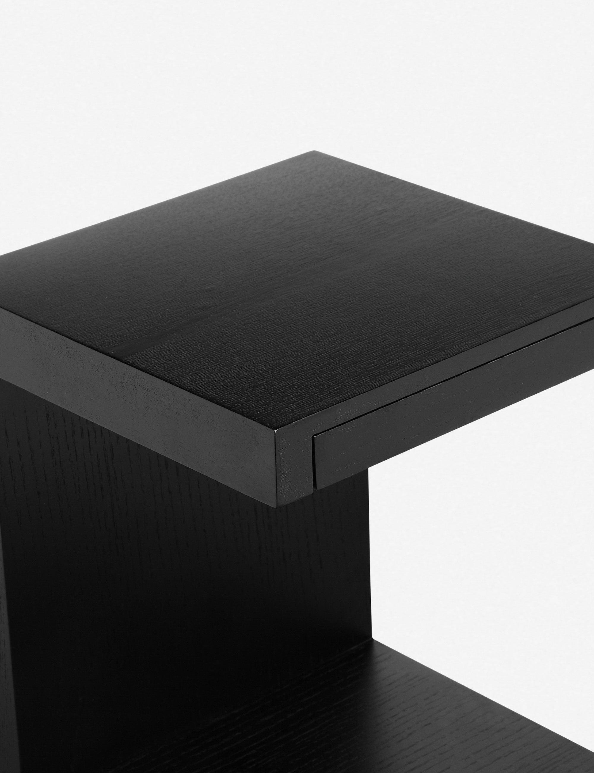 Kae Side Table - Black Oak